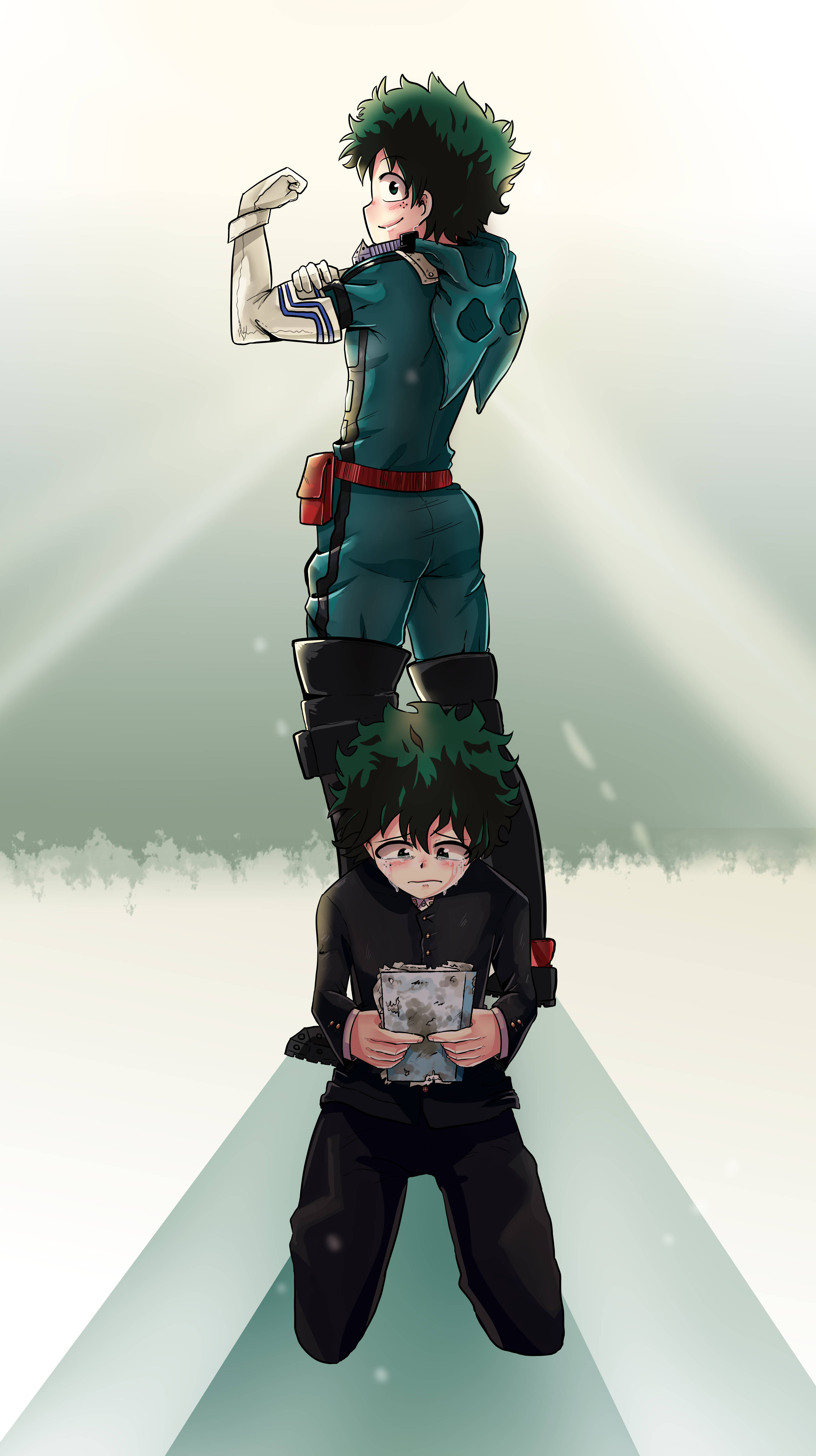 Izuku Midoriya 4K Auto-Dezvoltare Fundal