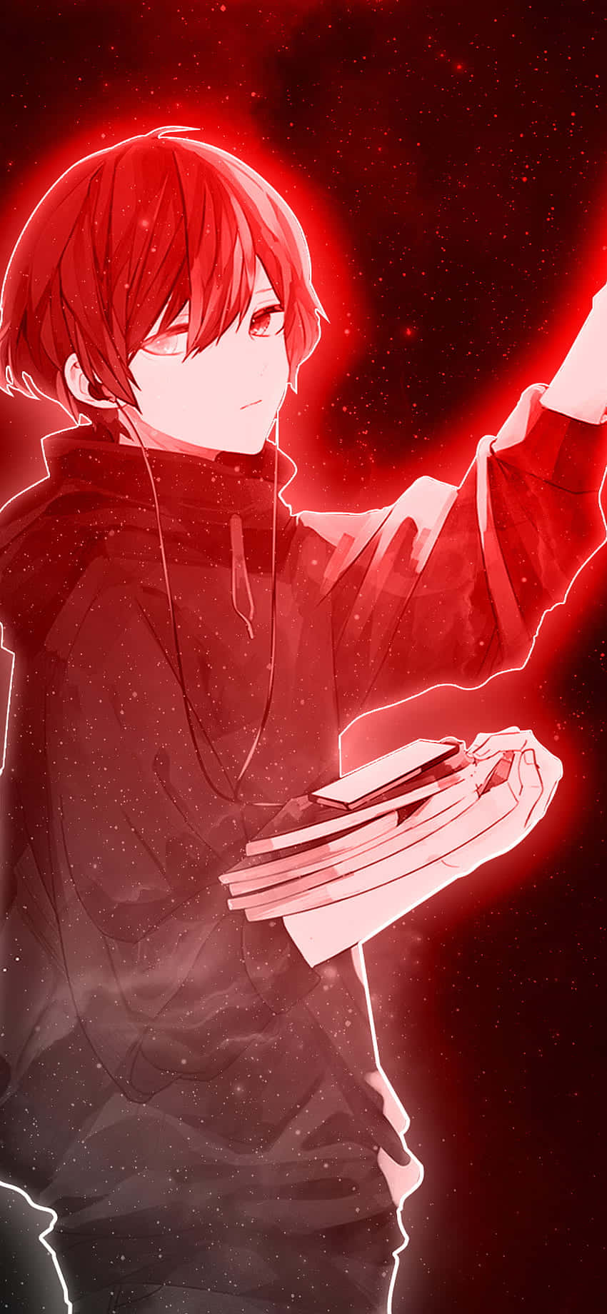 Izumi Miyamura Anime Neon Fundal