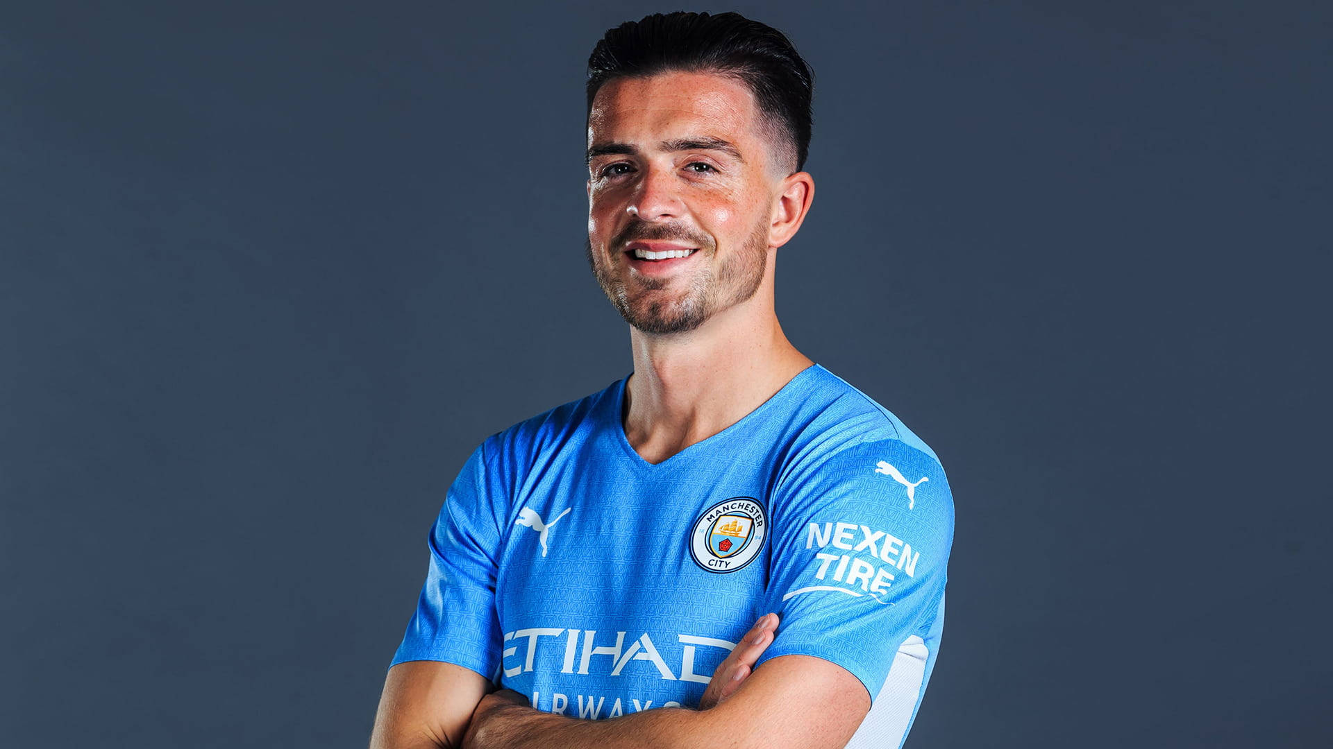 Jack Grealish încrezător Fundal