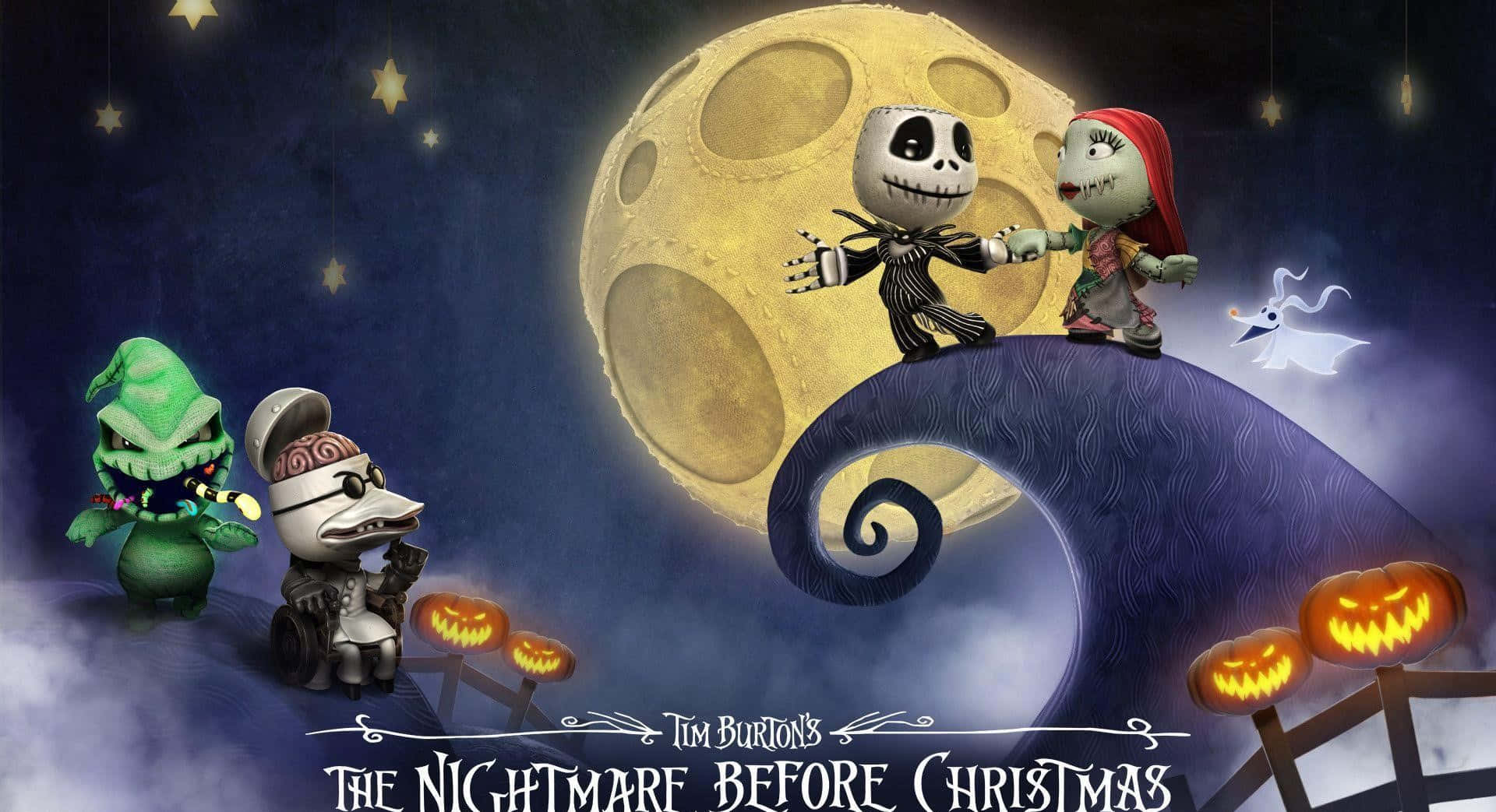 Jack Skellington, Regele Orașului Halloween Fundal