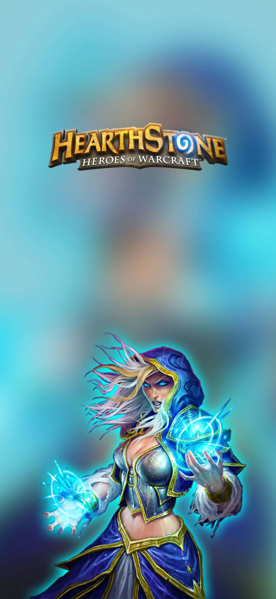 Jaina Proudmoore iPhone XS Hearthstone Fundal