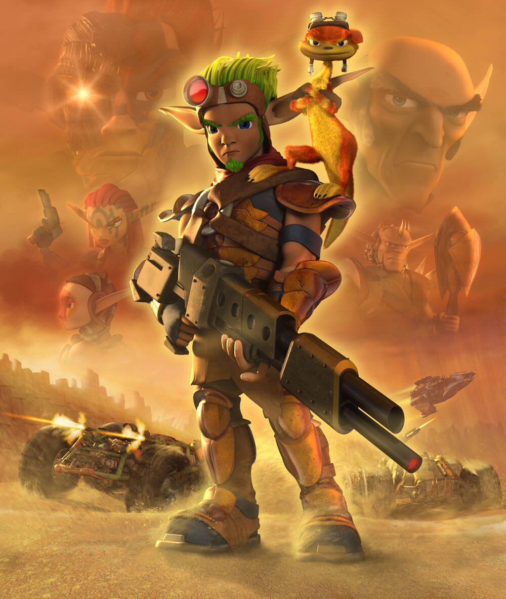 Jak 3 Acțiune-Aventură Fundal