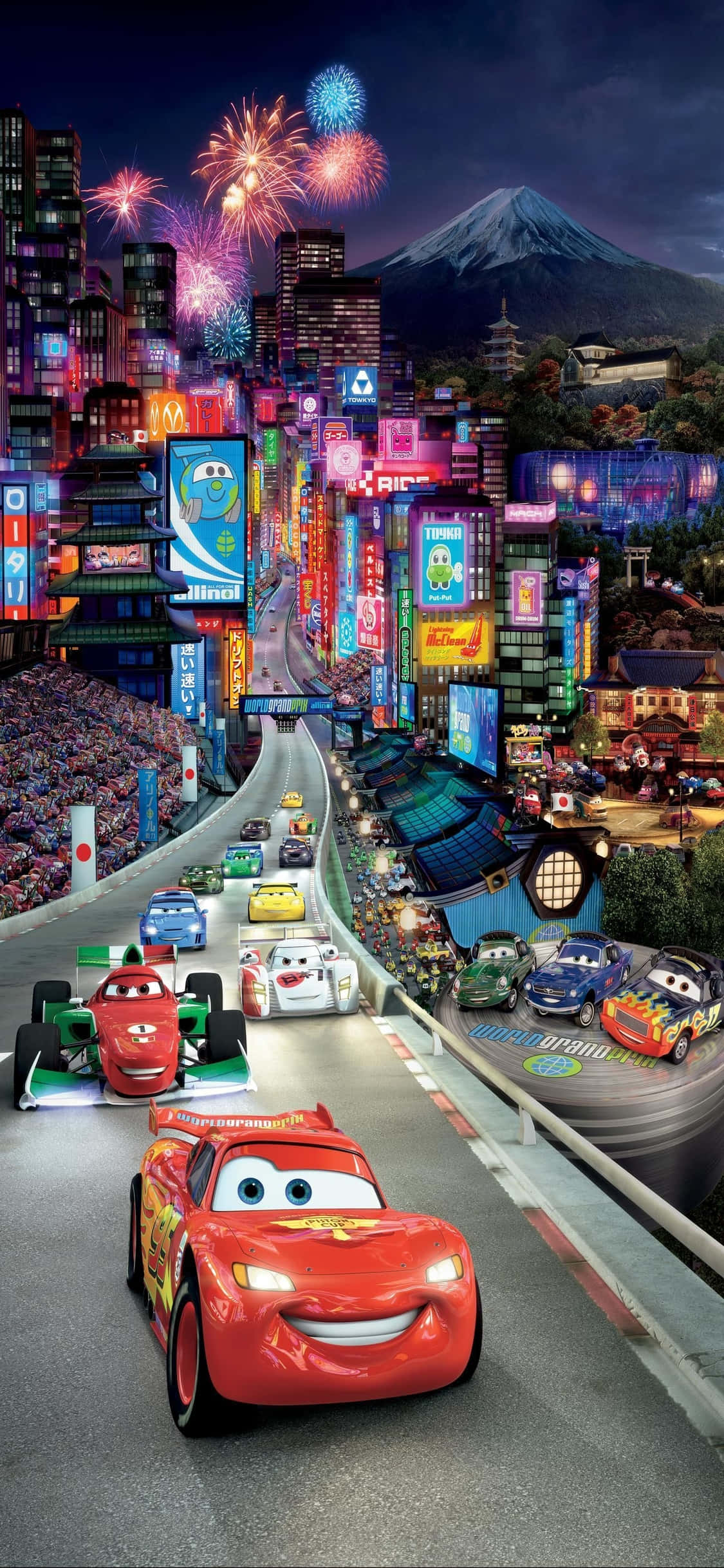 Japonia Lightning McQueen Fundal iPhone X Cars Fundal