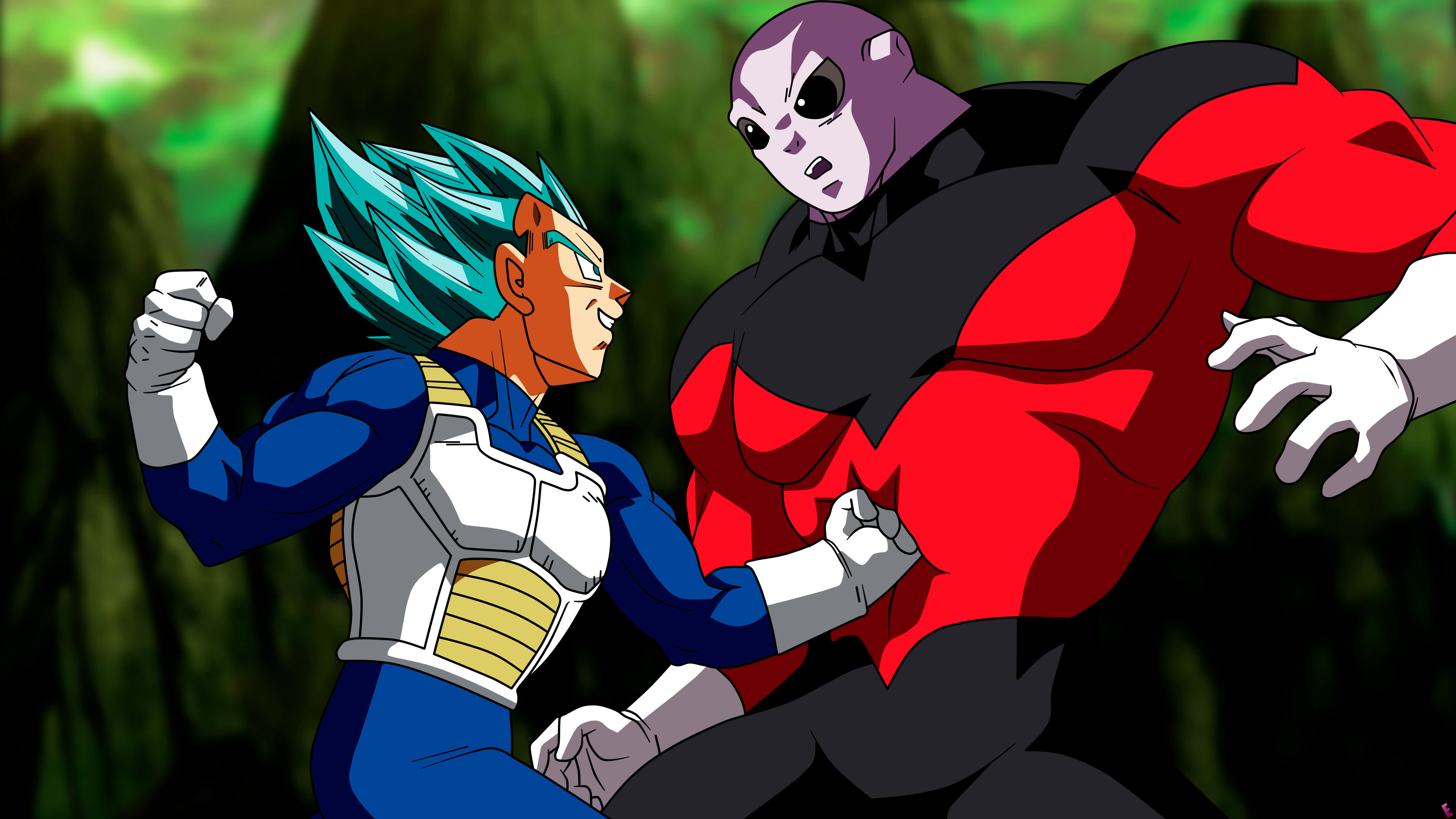Jiren și Vegeta Dragon Ball Super Imagine Fundal