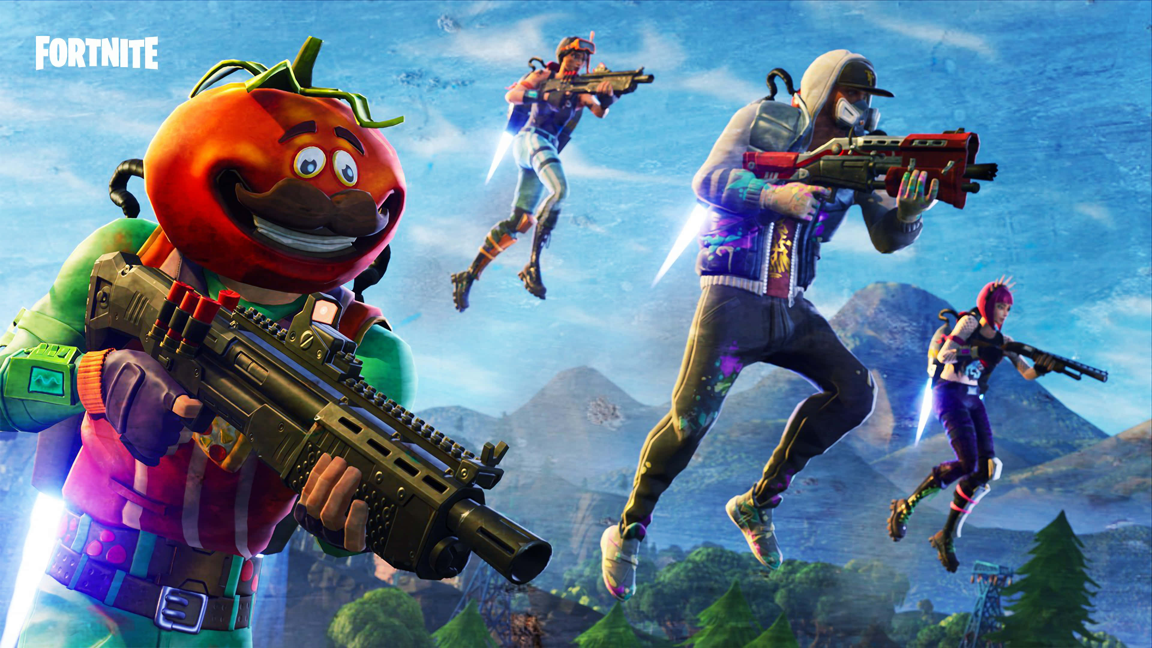 Joacă Fortnite și simte adrenalina! Fundal