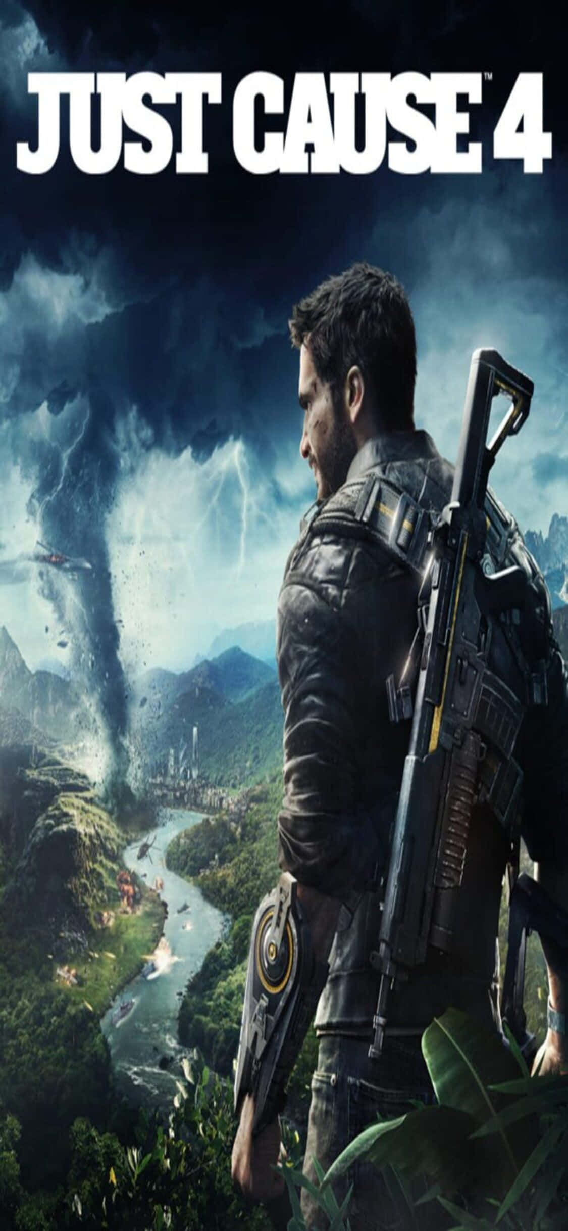 Jocați Just Cause 4 pe iPhone X! Fundal