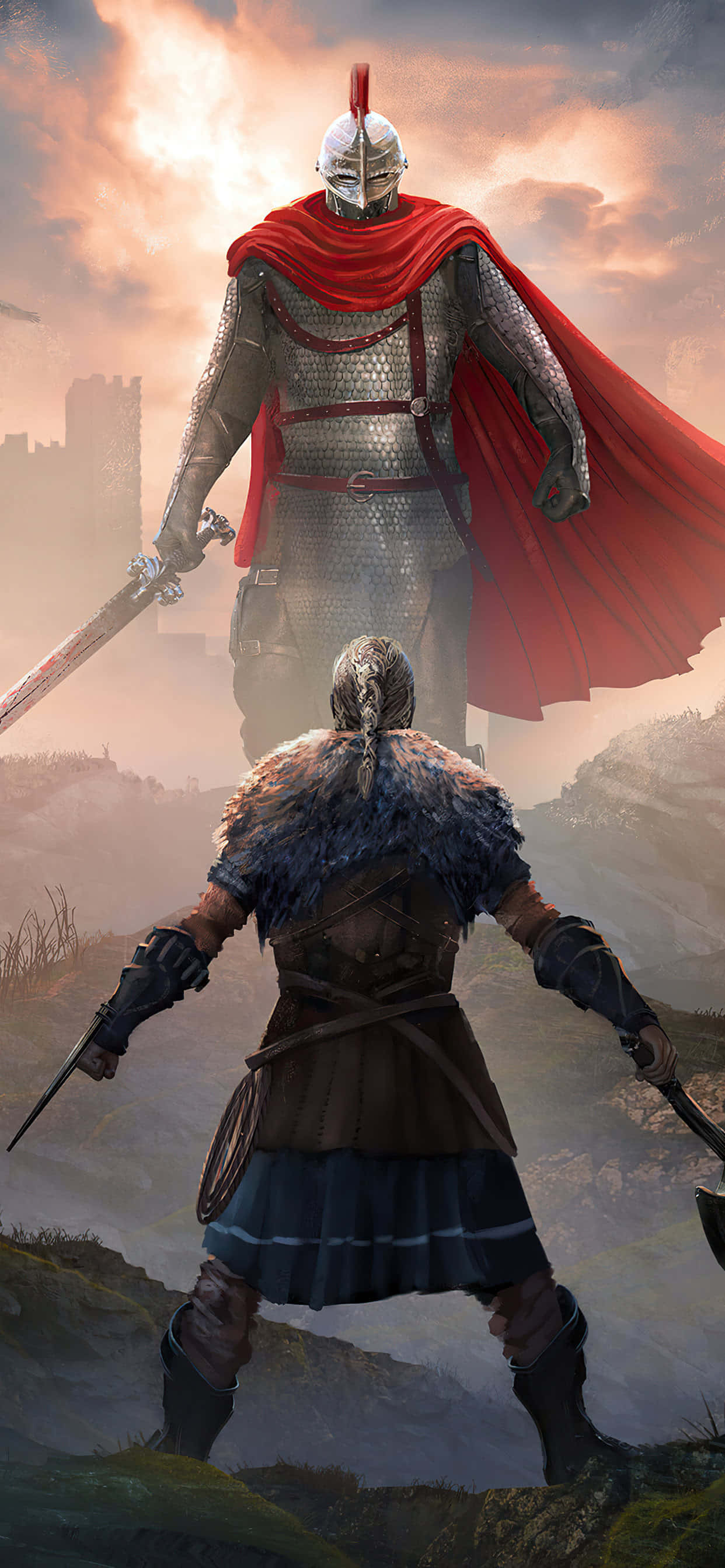 Joc Video de Acțiune iPhone Xs Max Assassin's Creed Valhalla Fundal