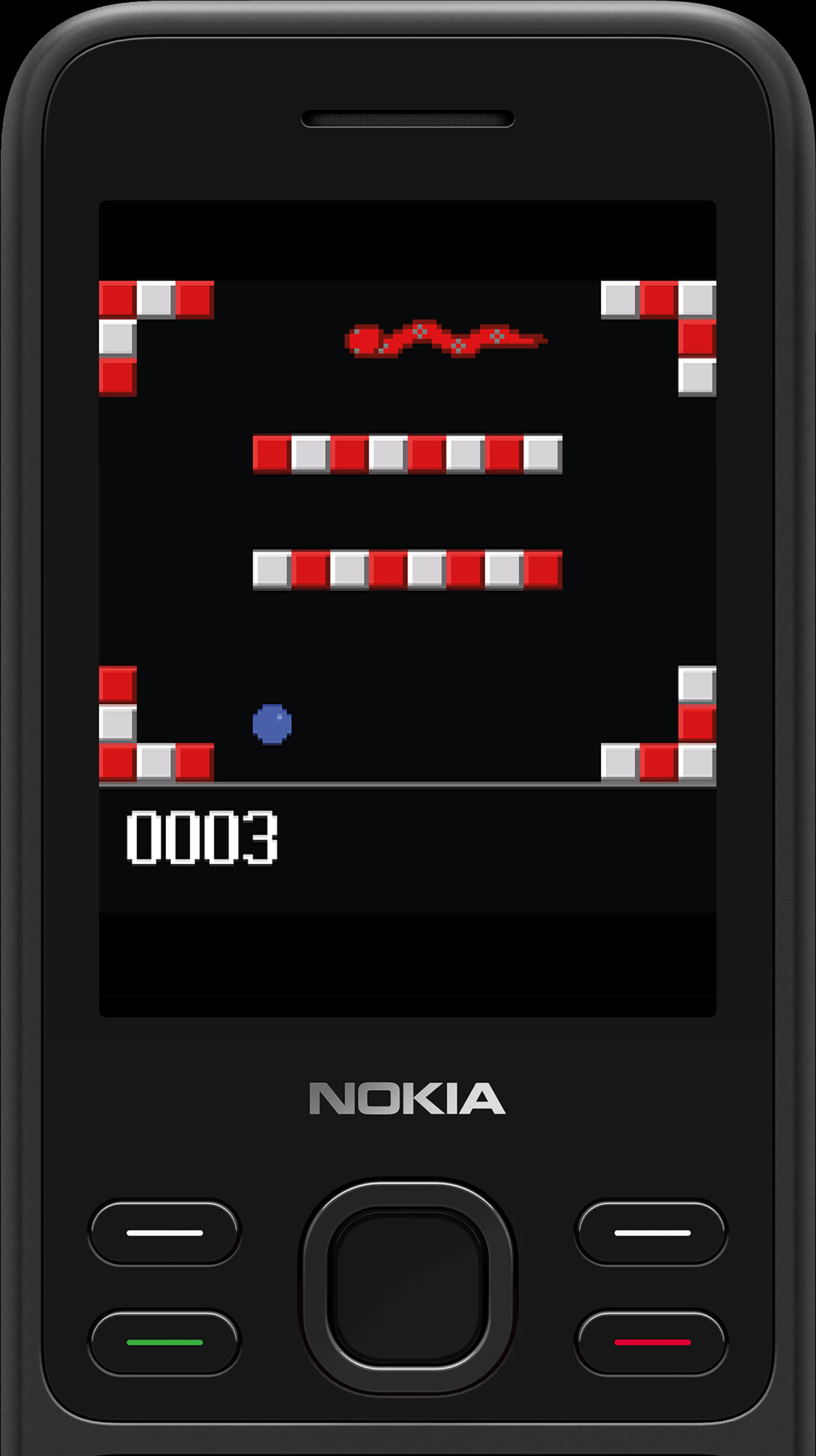 Jocul Snake pe telefon Nokia Fundal
