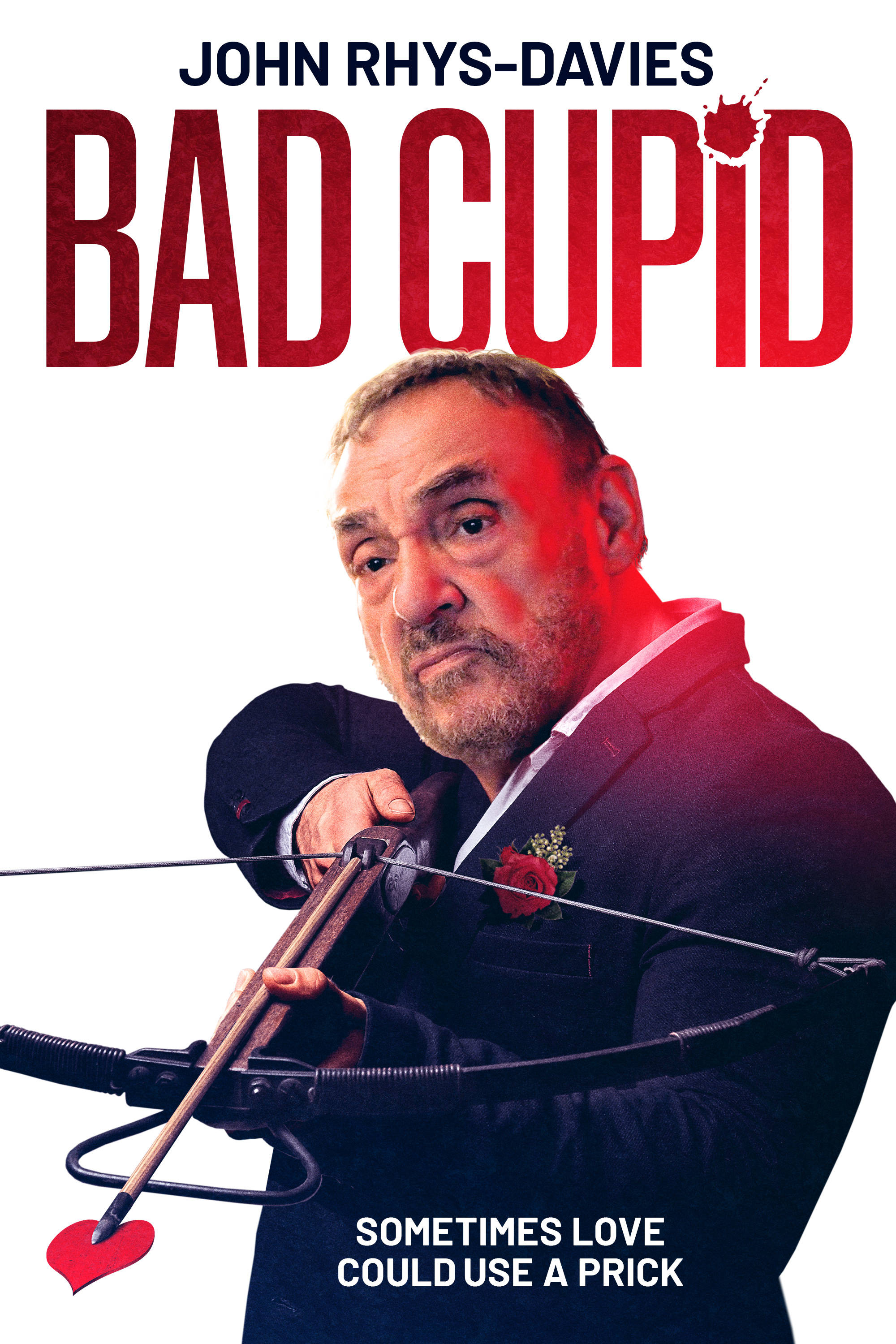 John Rhys-Davies în posterul Bad Cupid Fundal