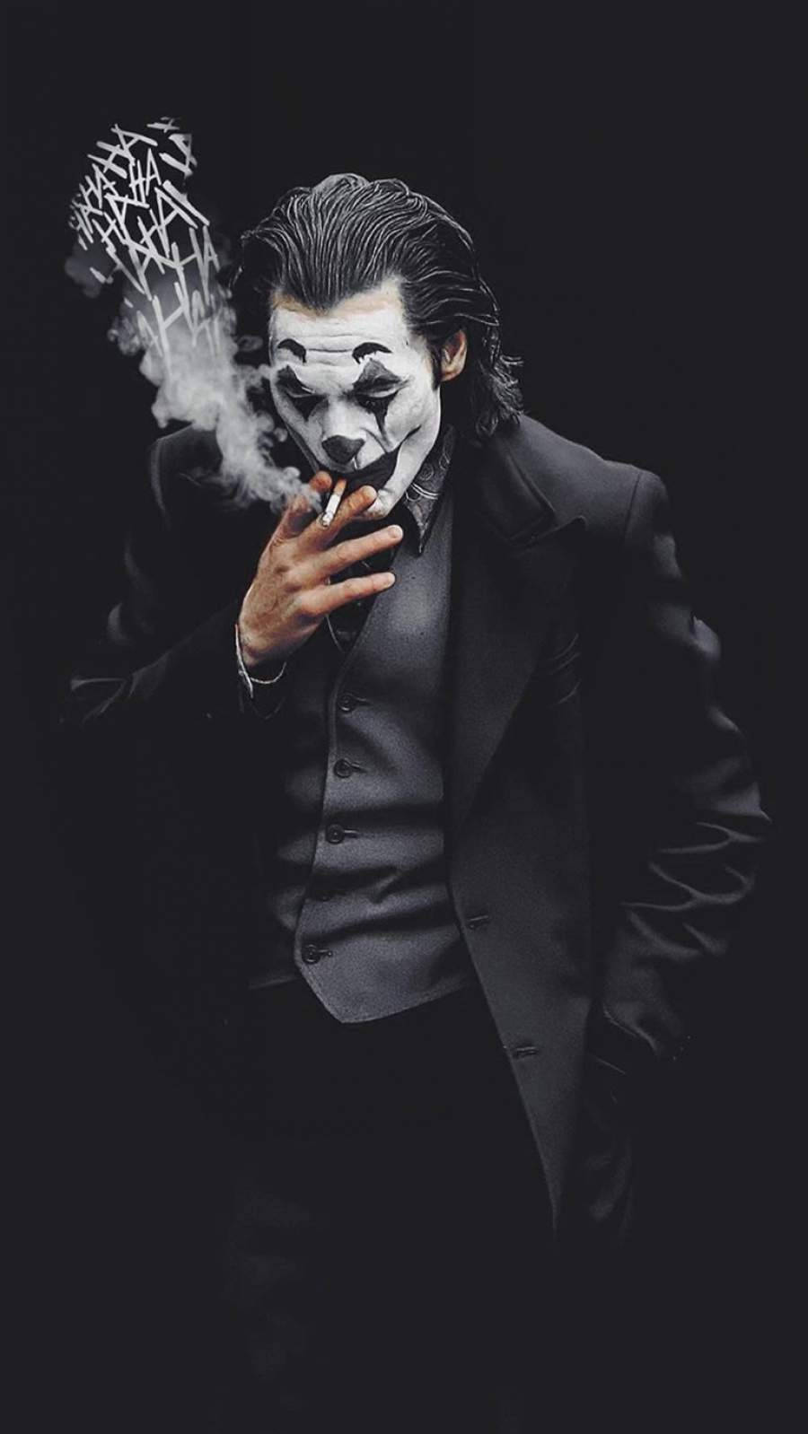 Joker 3D care fumează la iPhone Hahaha Fundal