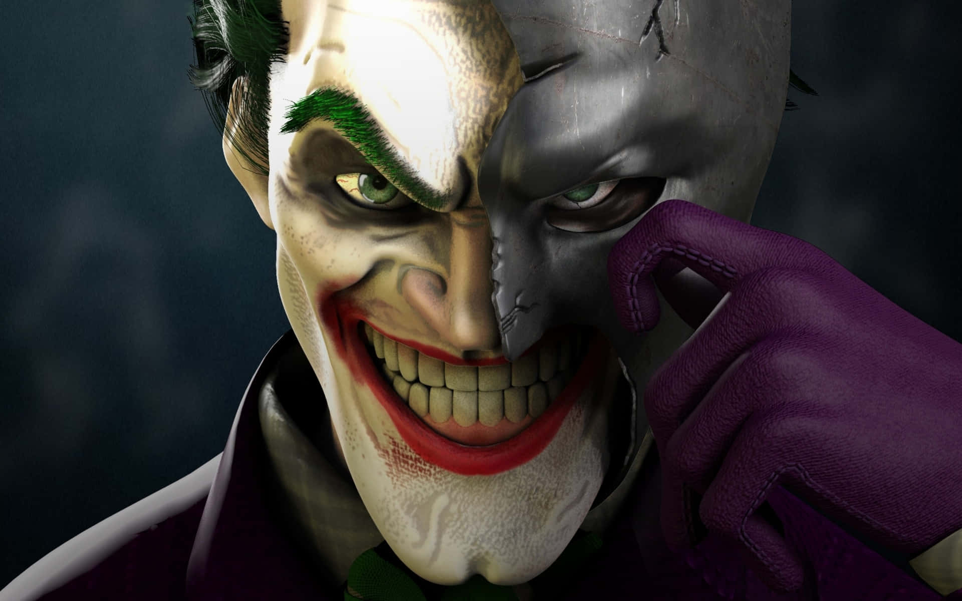 joker batman arkham knight wallpaper Fundal