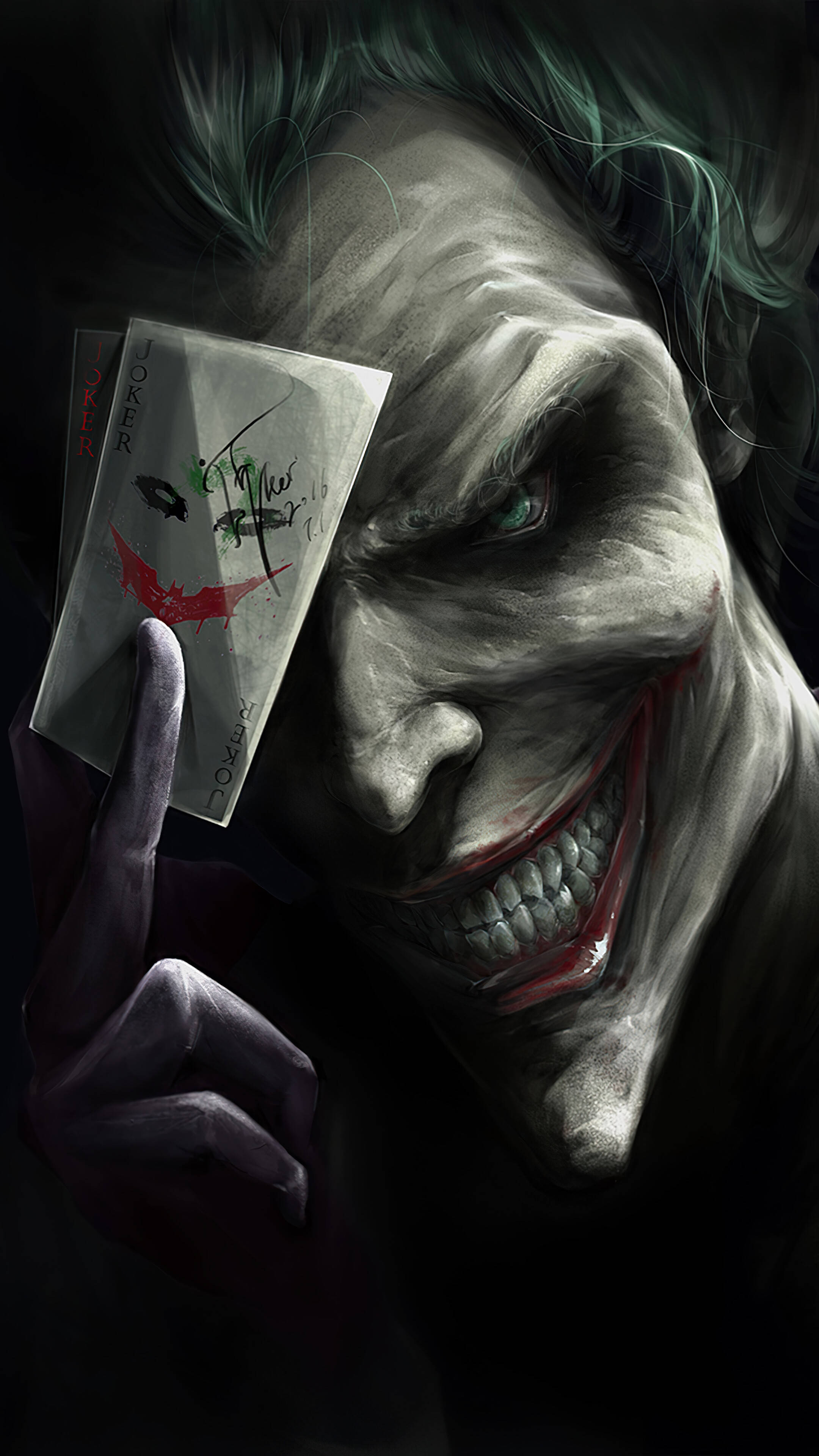 Joker digital din arta pentru cartea Rummy Fundal