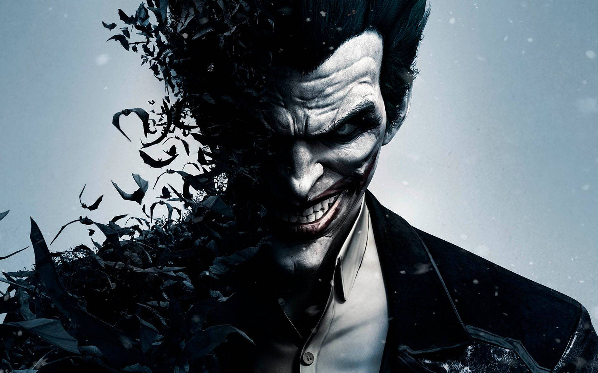 Joker Liliacul Negru Wallpaper — Joker Fundal
