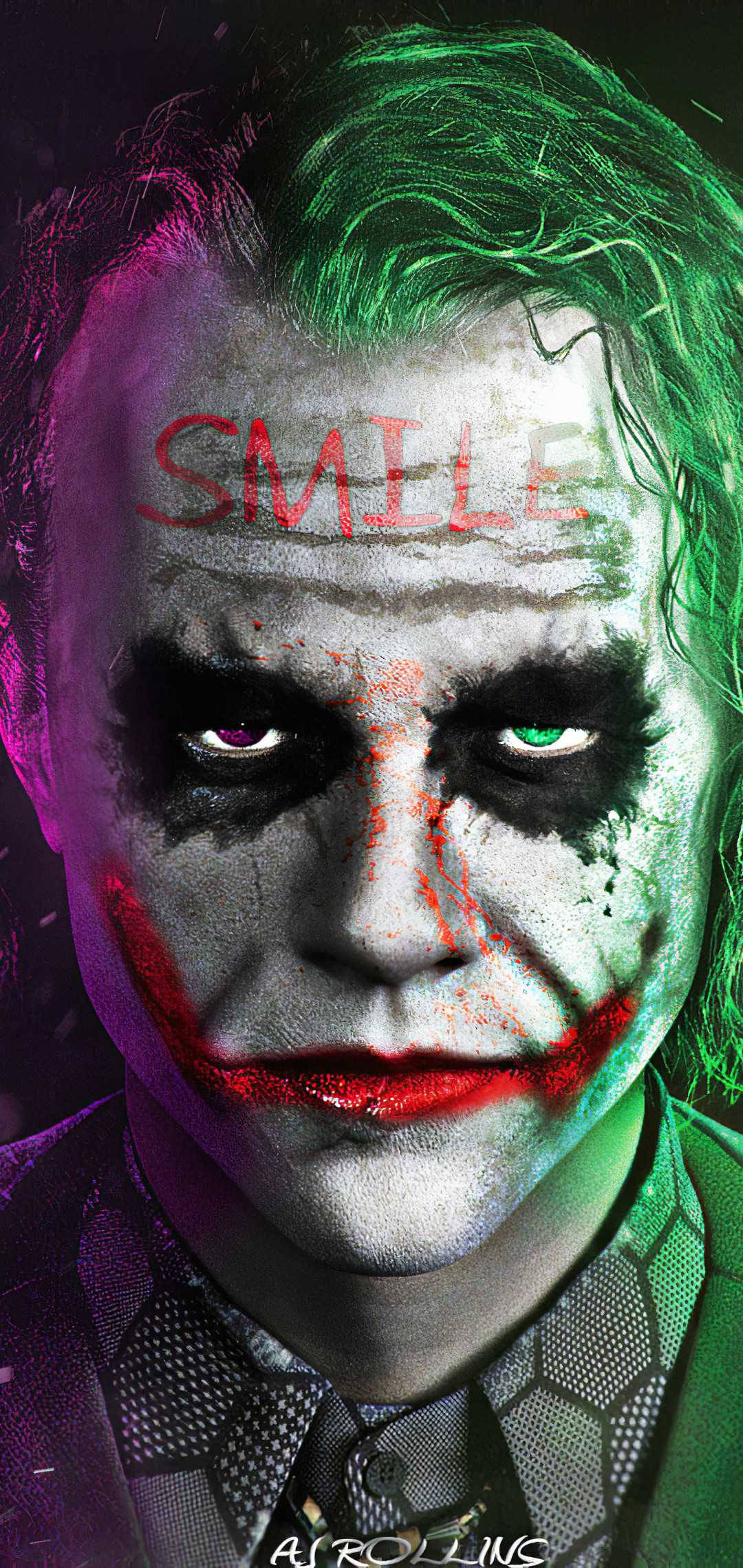 Joker Telefon Prim-Plan Față Fundal