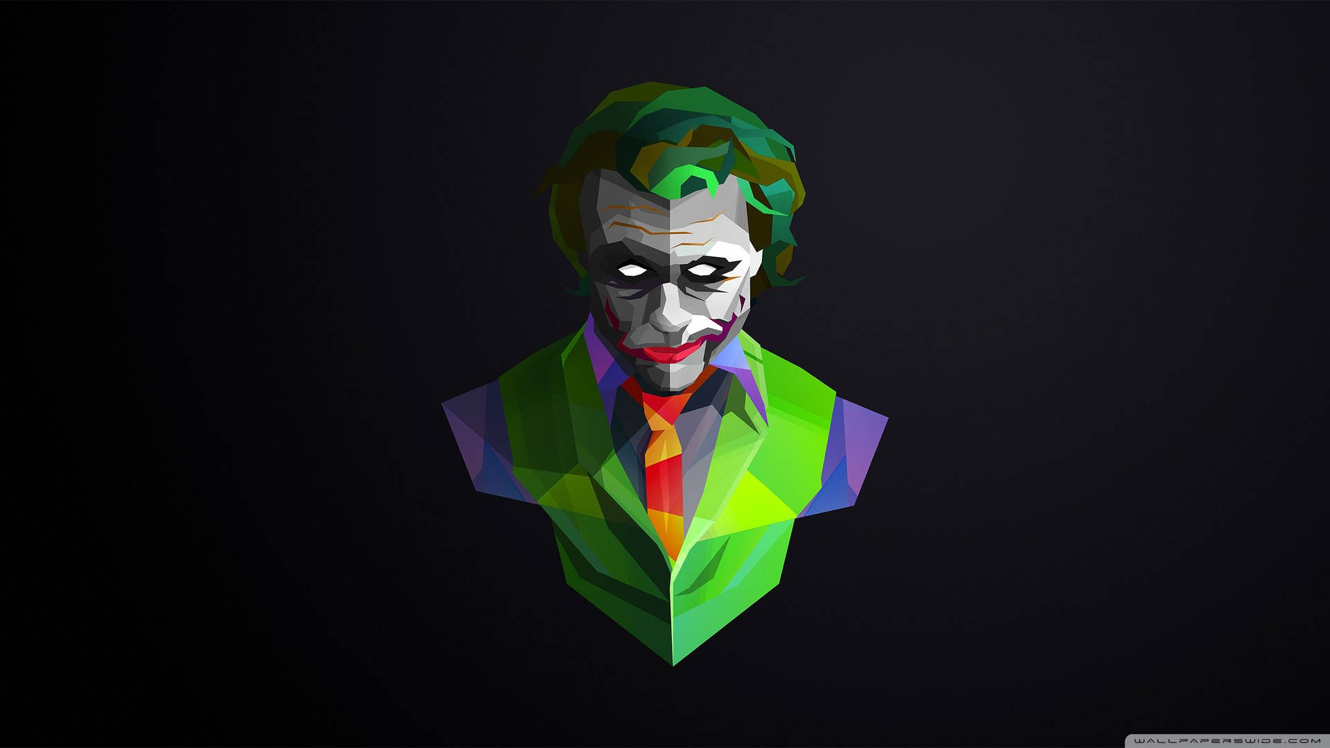 Tapet cu Jokerul Geometric din Cavalerul Negru — Joker Fundal