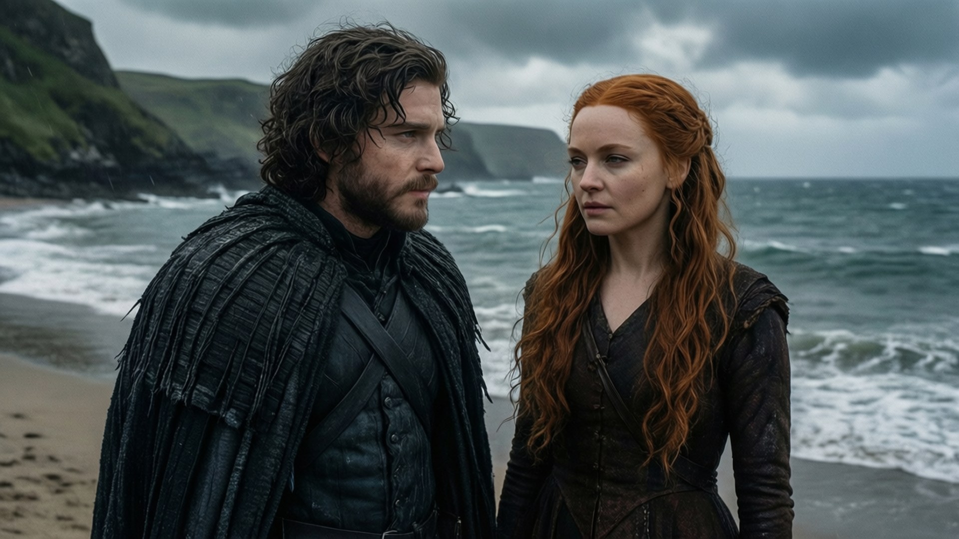 Jon și Daenerys la Dragonstone Fundal