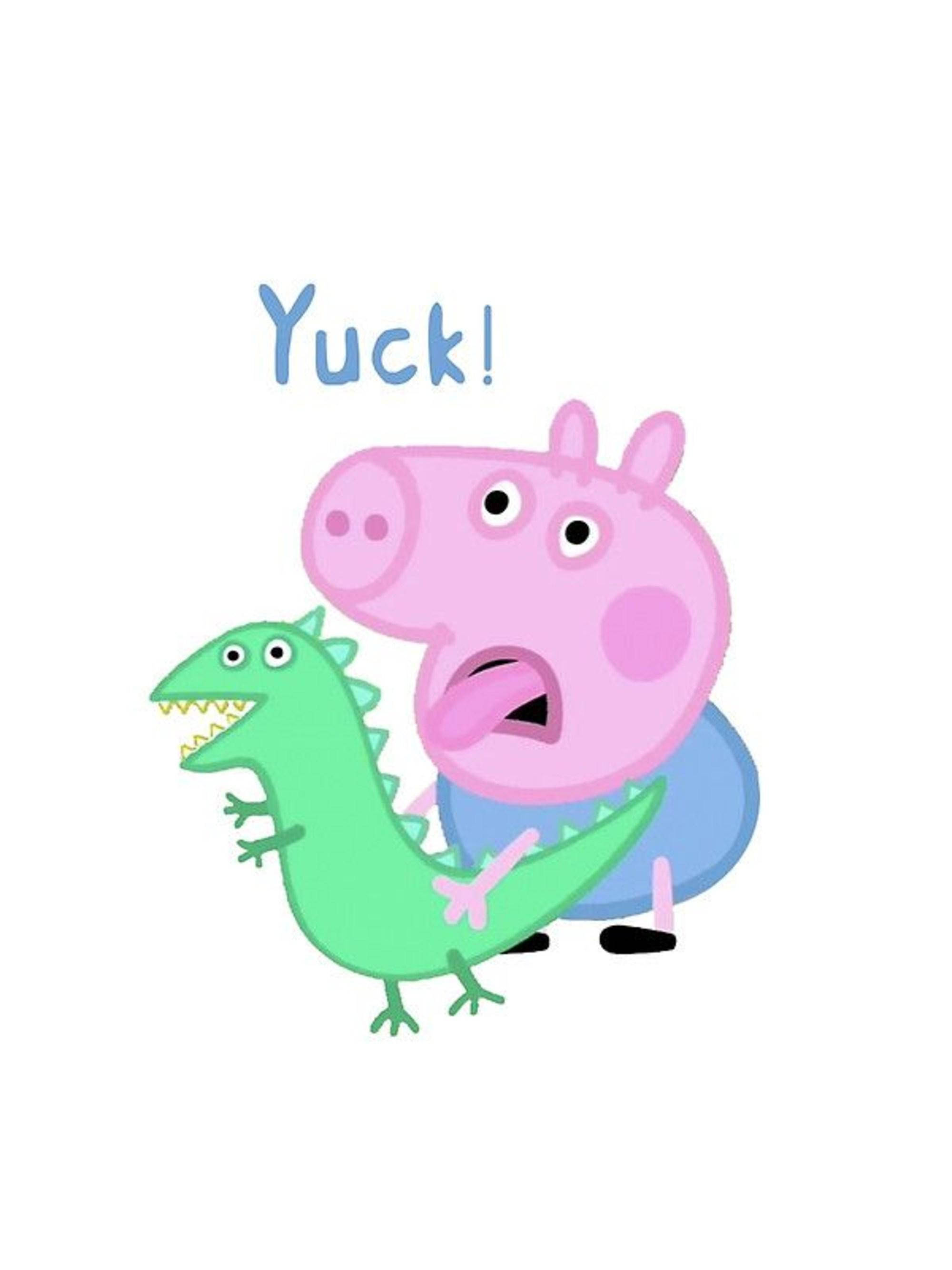 Jucărie Dinozaur Drăguță Peppa Pig George Fundal
