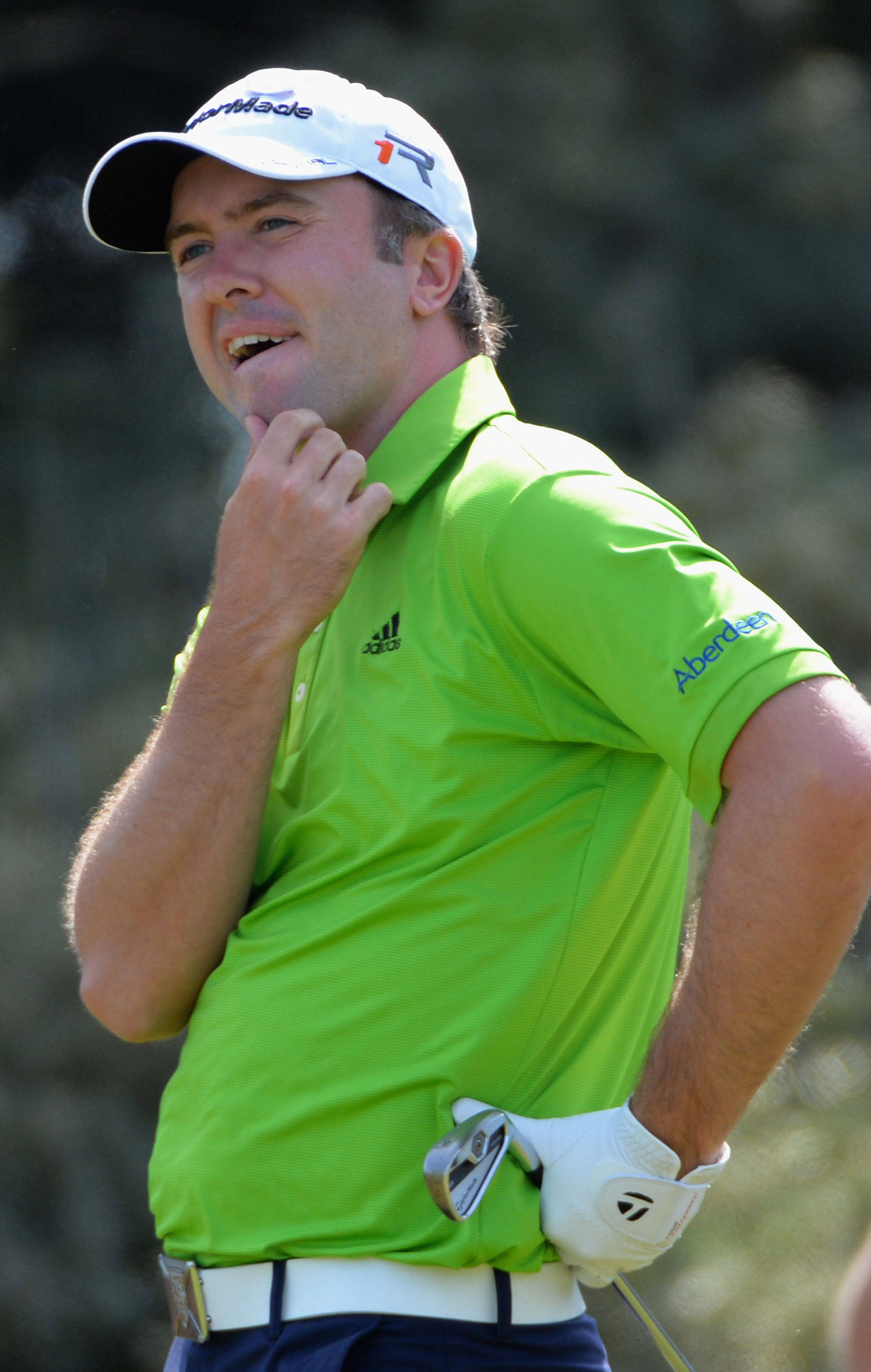 Jucător de Golf Martin Laird în Verde Fundal