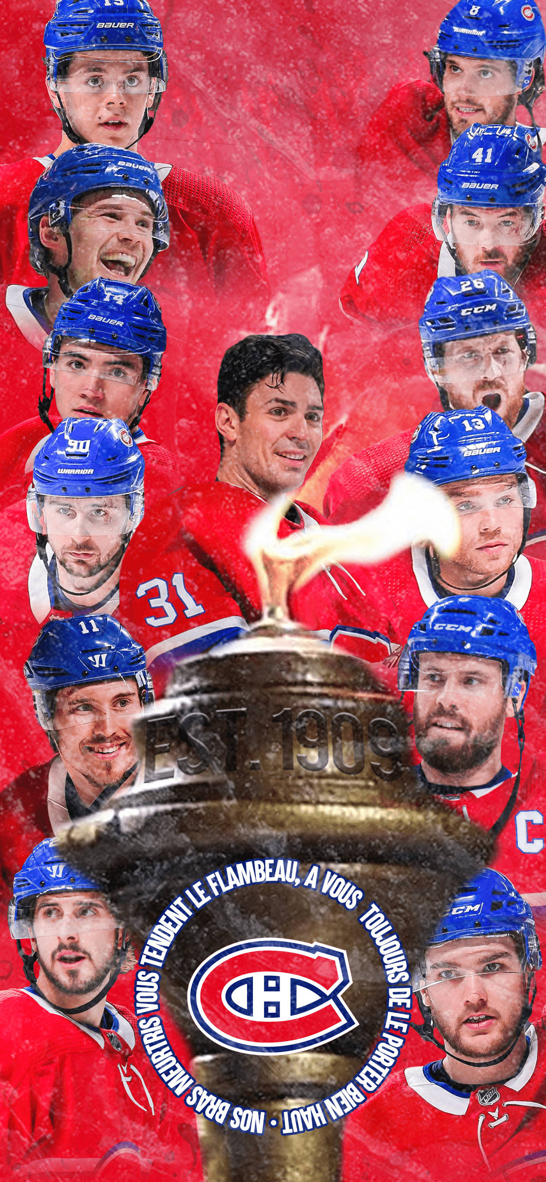 Jucător Montreal Canadiens Telefon Fundal