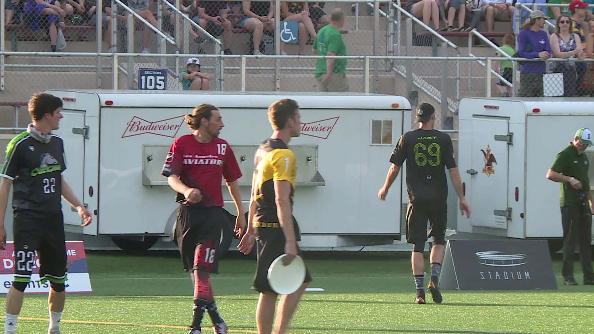 Jucători All Star AUDL 1920x1080 Fundal Ultimate Frisbee Fundal