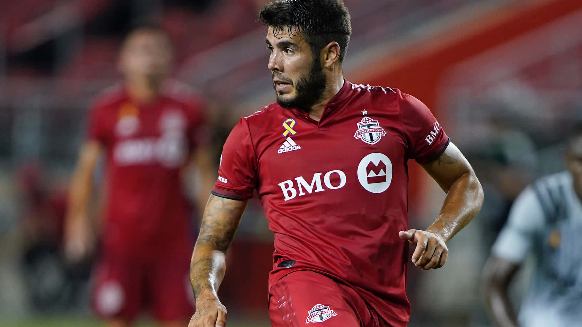 Jucătorul Toronto FC Alejandro Pozuelo Fundal
