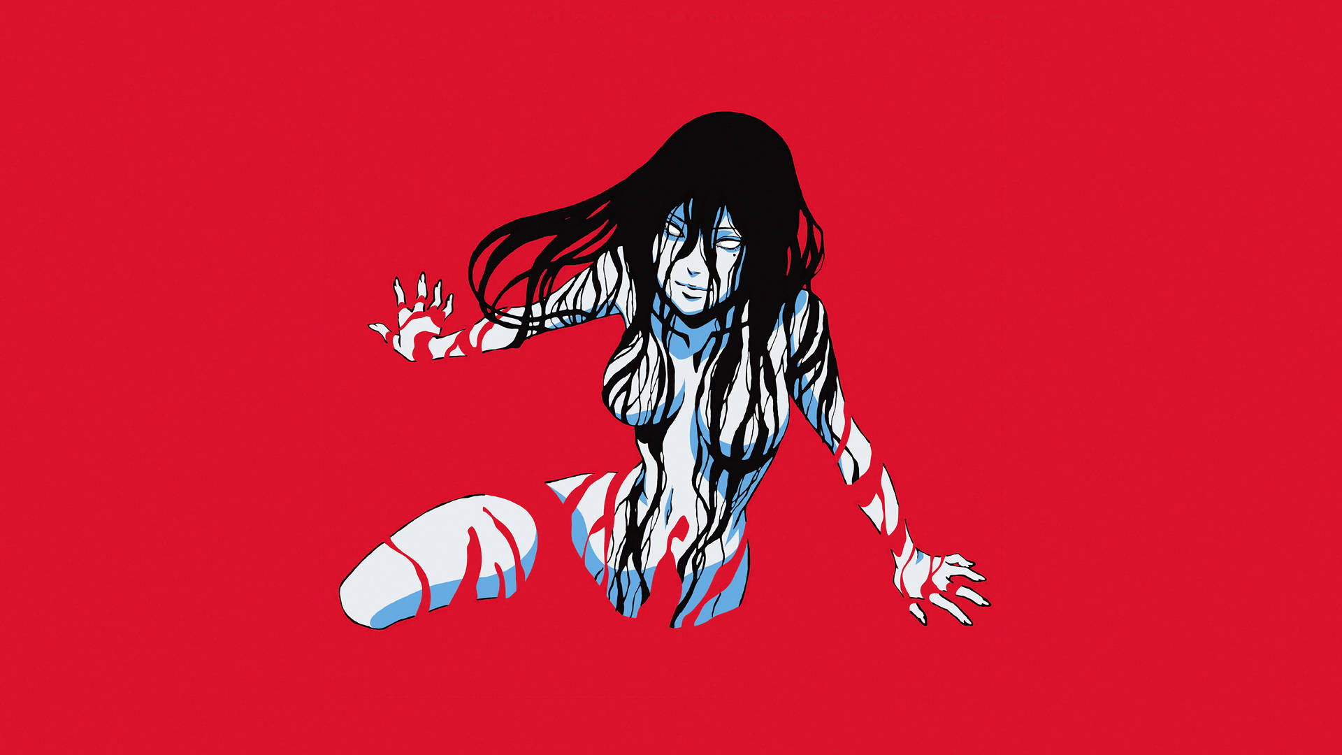 Junji Ito Piscină de Sânge Fundal