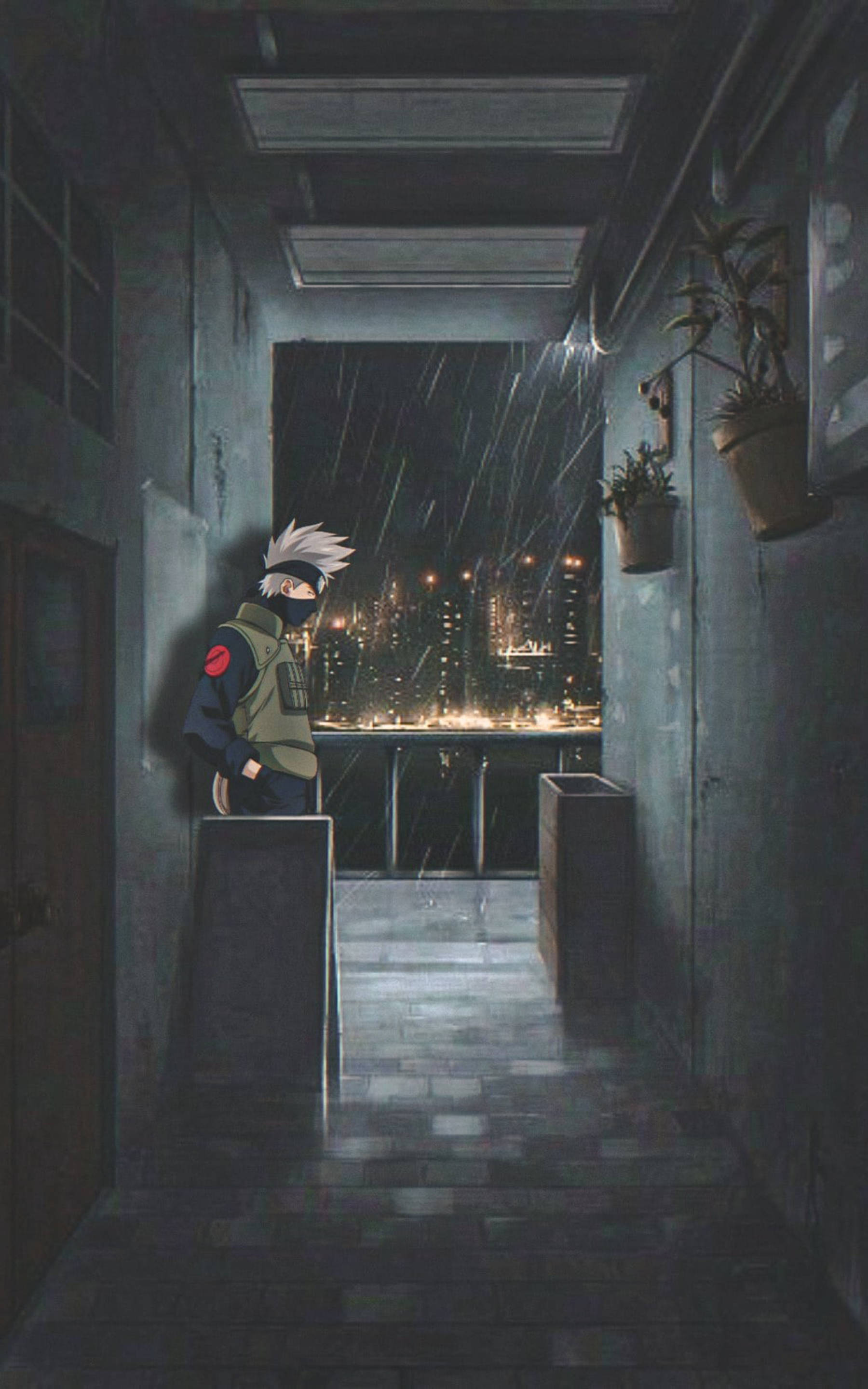 Kakashi Cool și Calm Fundal