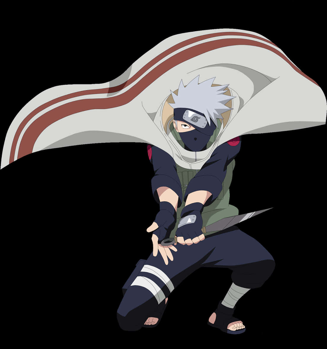 Kakashi Hatake Pregătit de Luptă Fundal