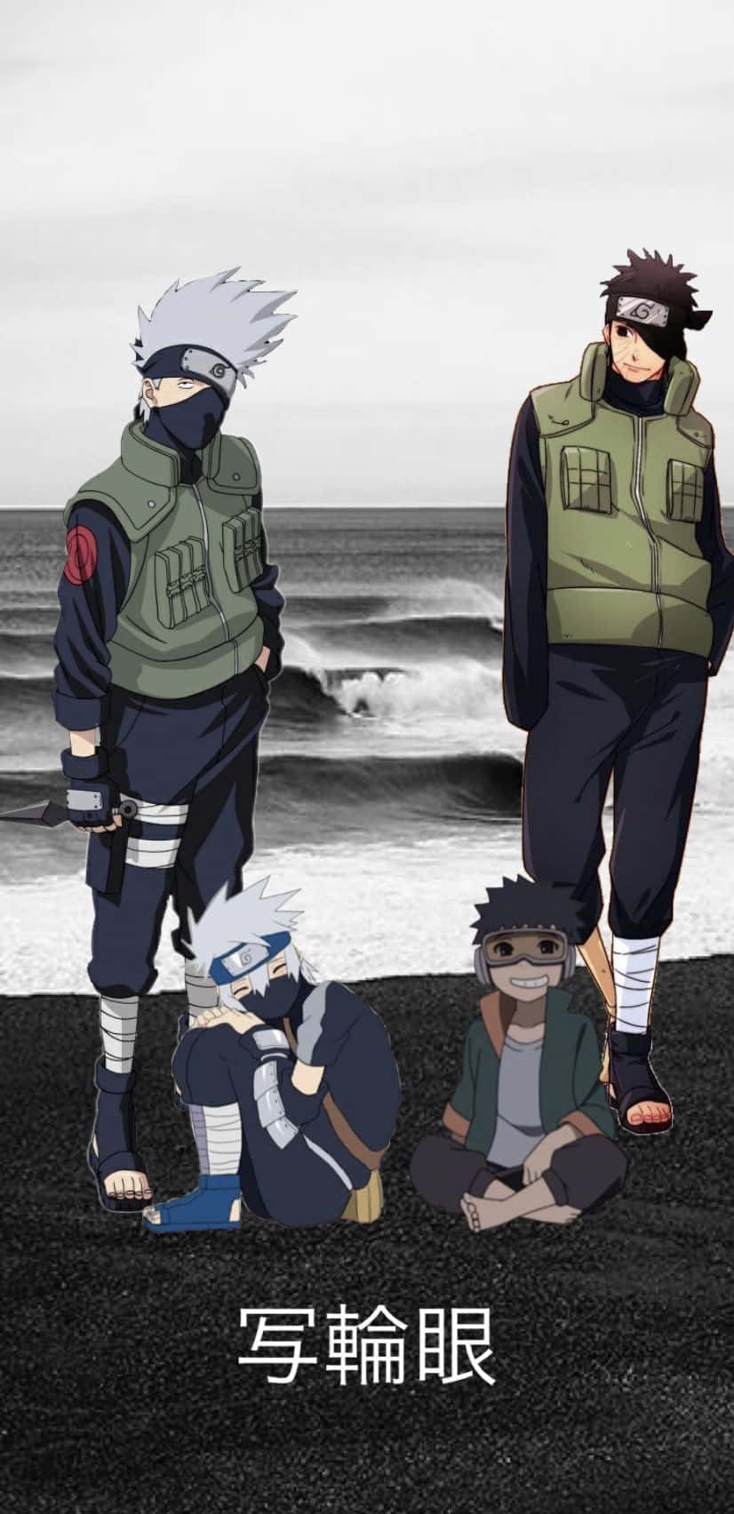 Kakashi și Obito, cei mai buni prieteni Fundal