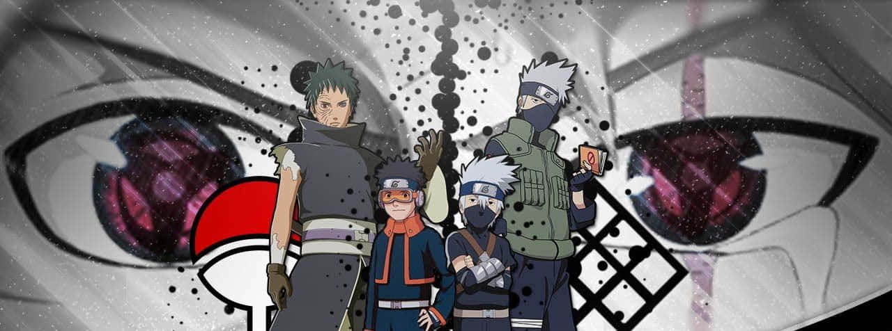 Kakashi și Obito împreună Fundal
