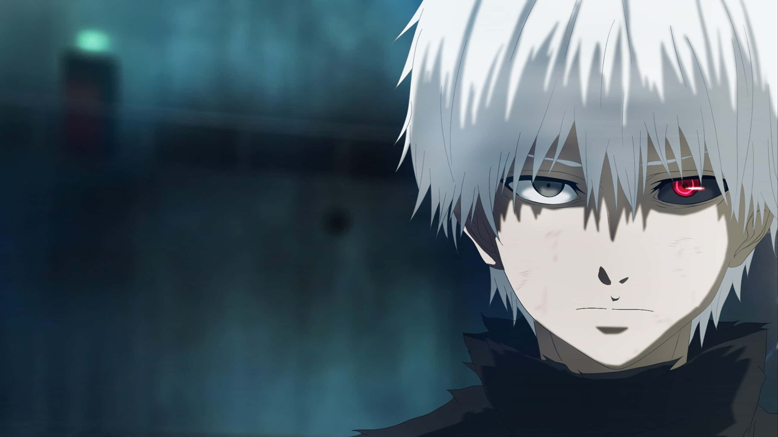 Kaneki PFP cu privire goală Fundal