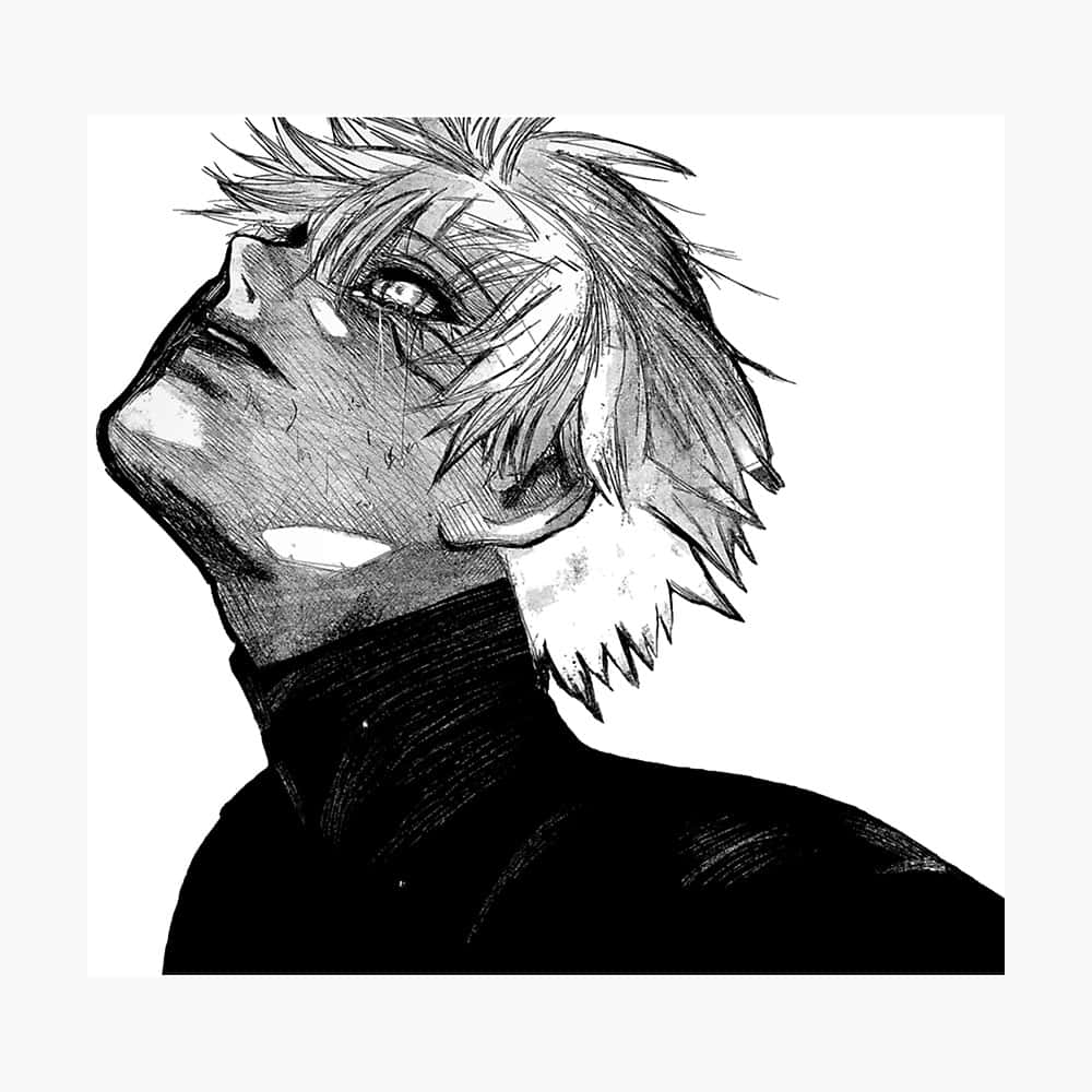 Kaneki privind în sus PFP Fundal