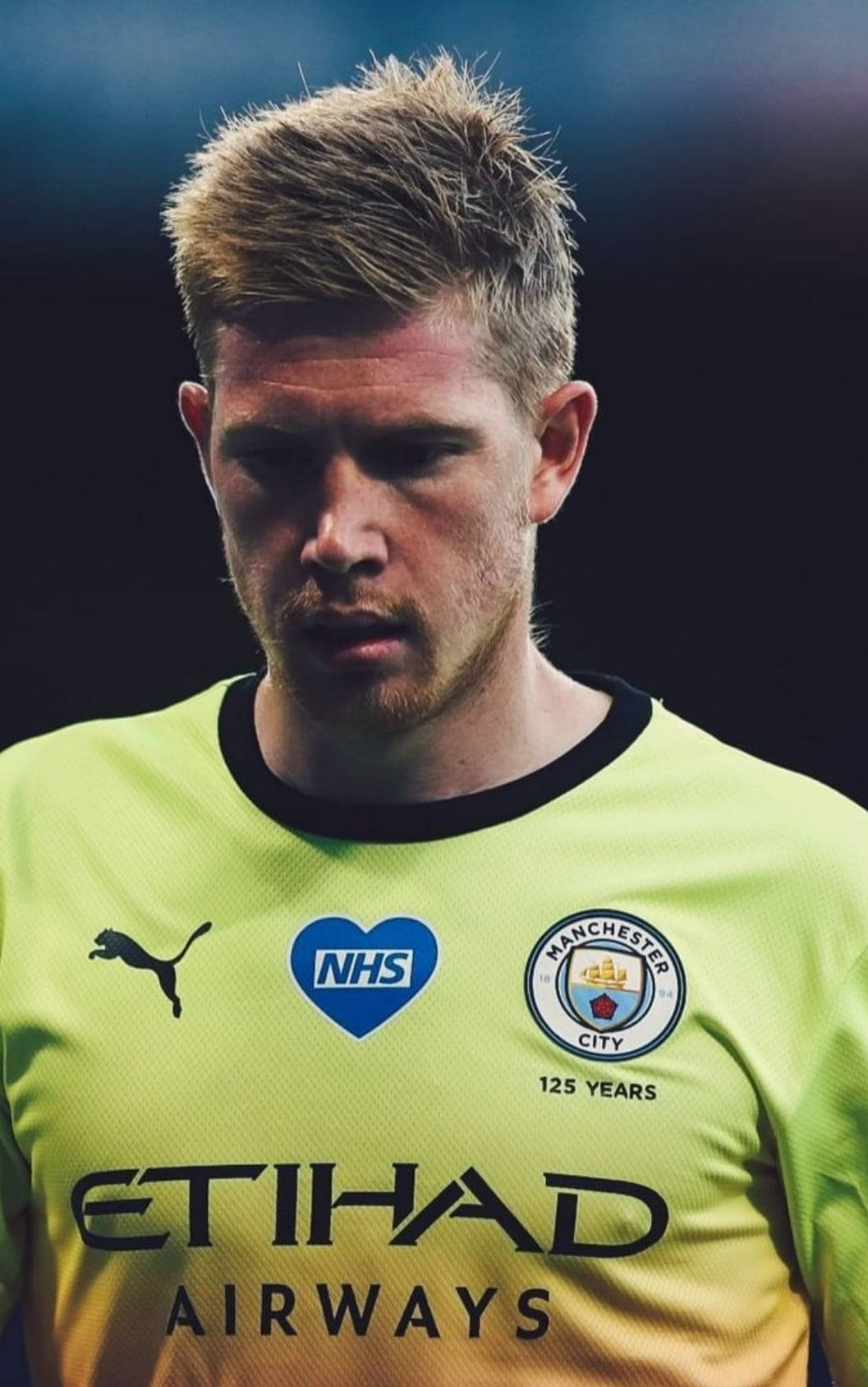 Kevin De Bruyne Prim-Plan Fundal