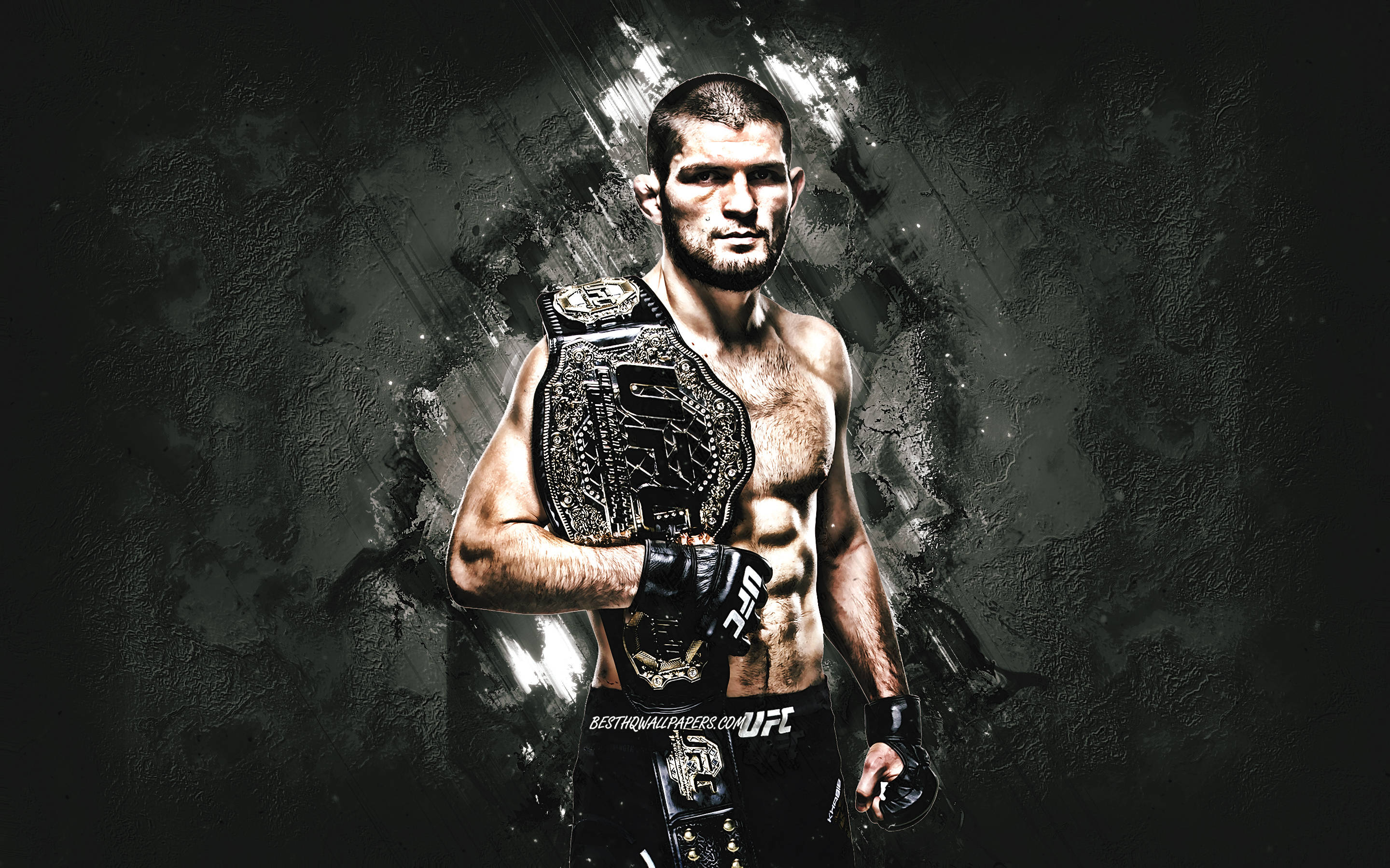 Khabib Nurmagomedov Estetică Întunecată Fundal