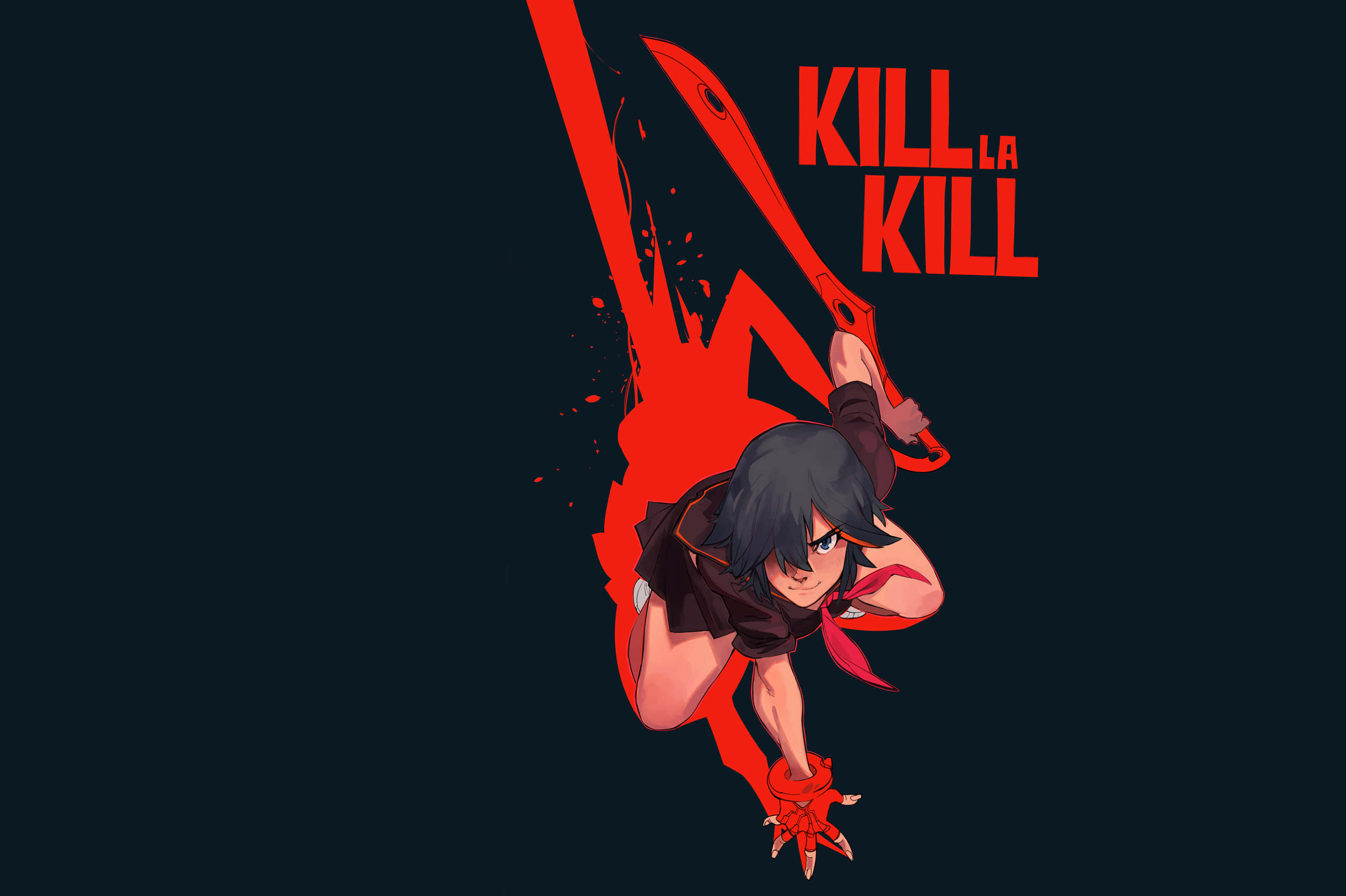 Kill La Kill Ryuko Însângerată Imagine Fundal