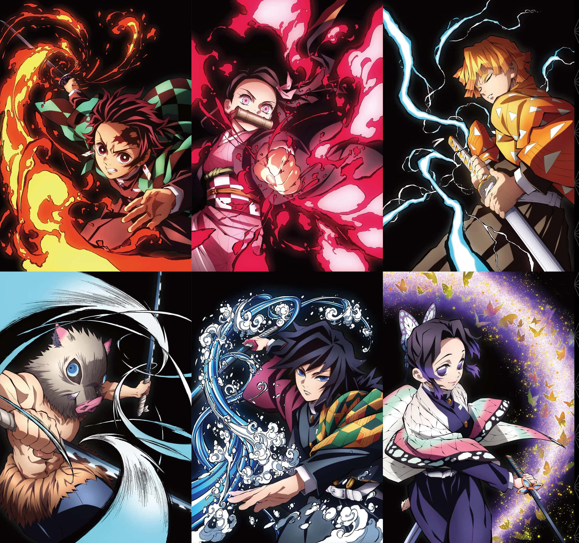 Kimetsu no Yaiba - Ucigător de Demoni Fundal