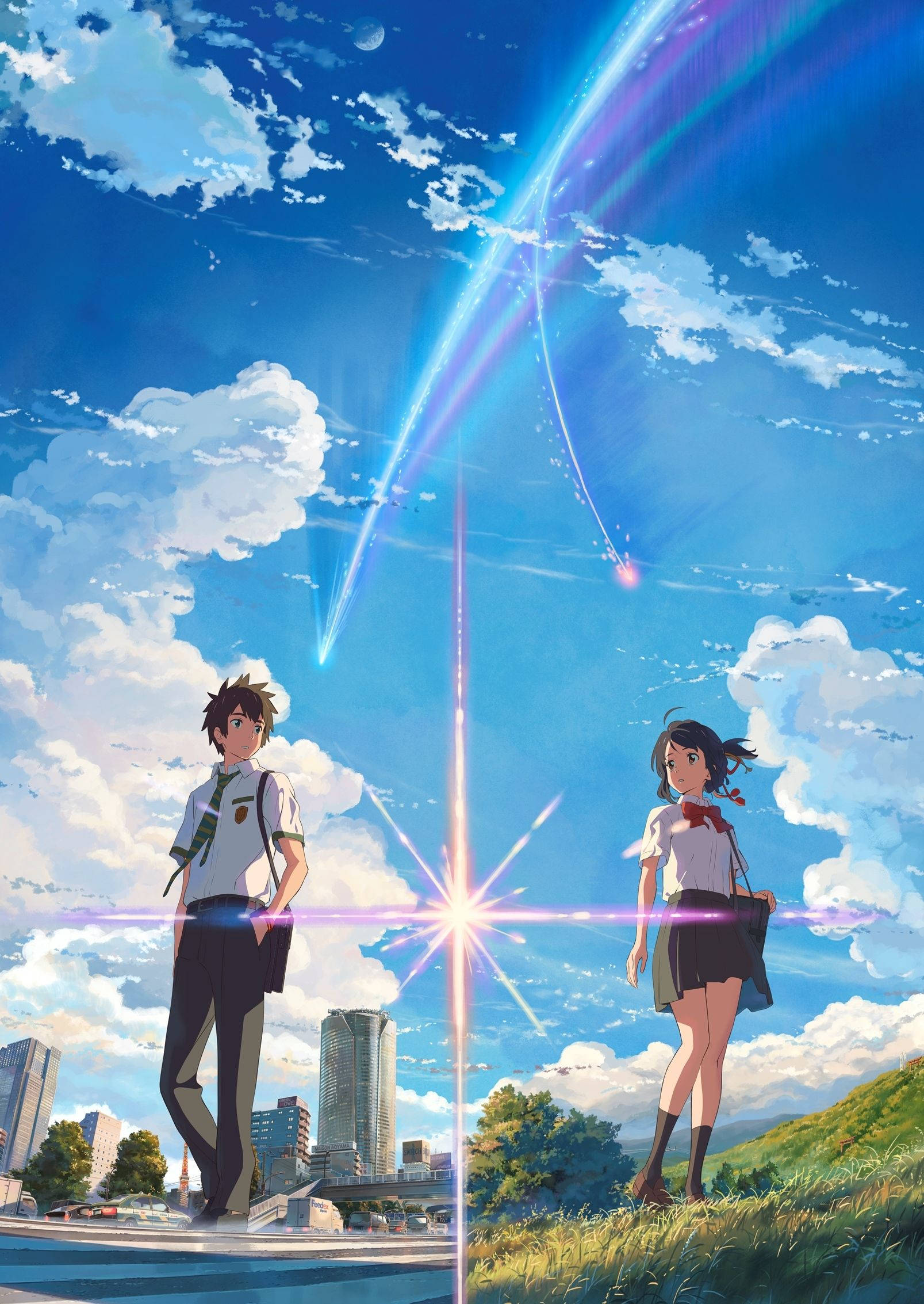Kimi No Na Wa Taki și Mitsuha Fundal