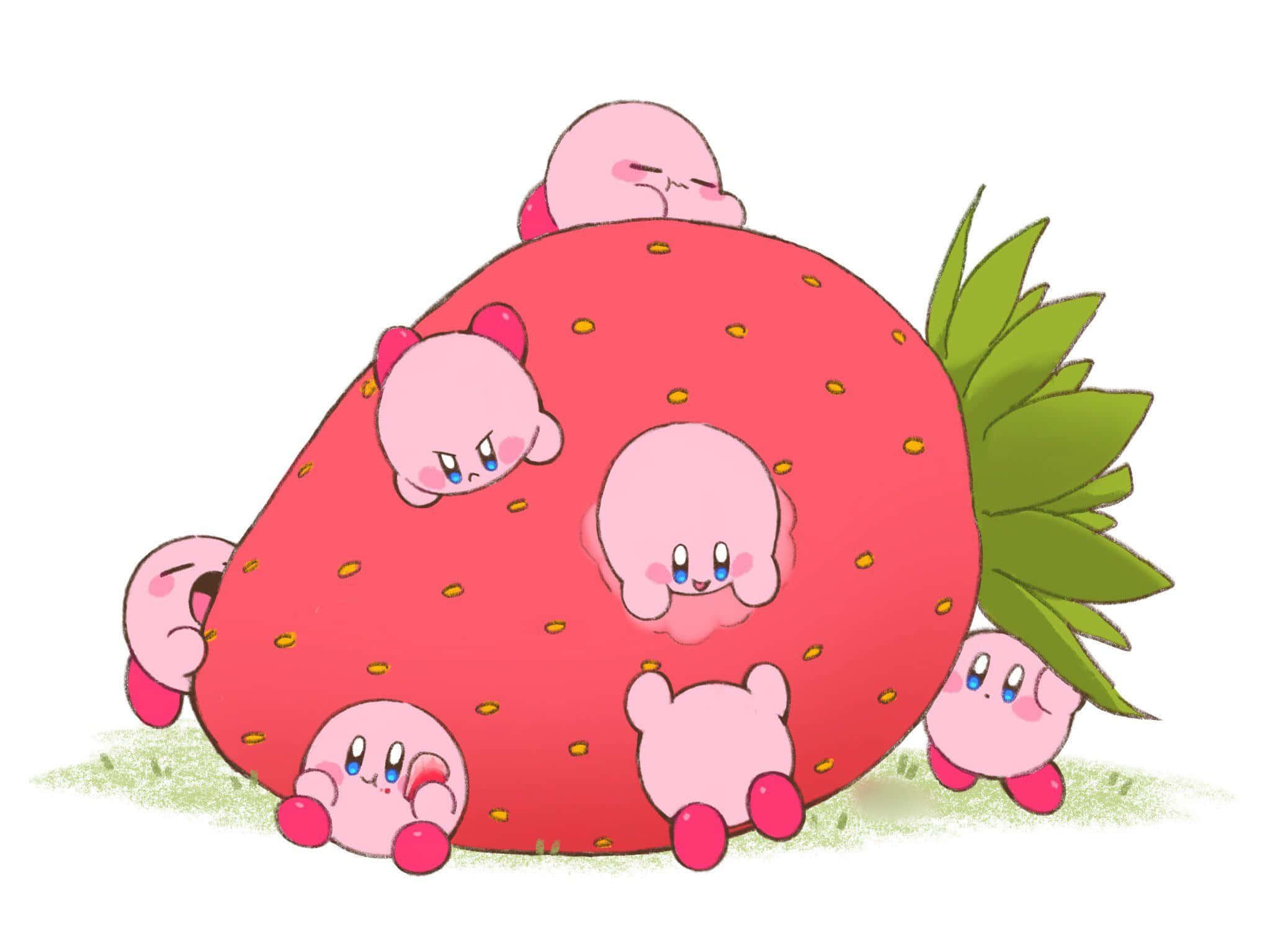 "Kirby, gata de aventură!" Fundal