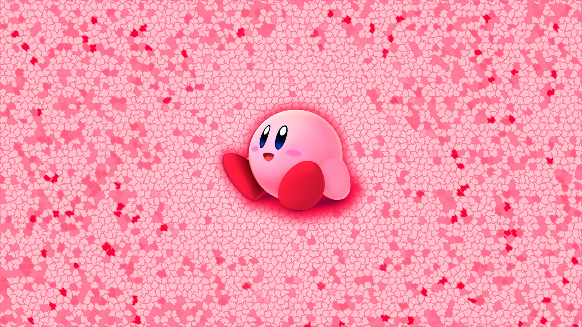 Kirby Kawaii Roz — Kirby GIF Fundal