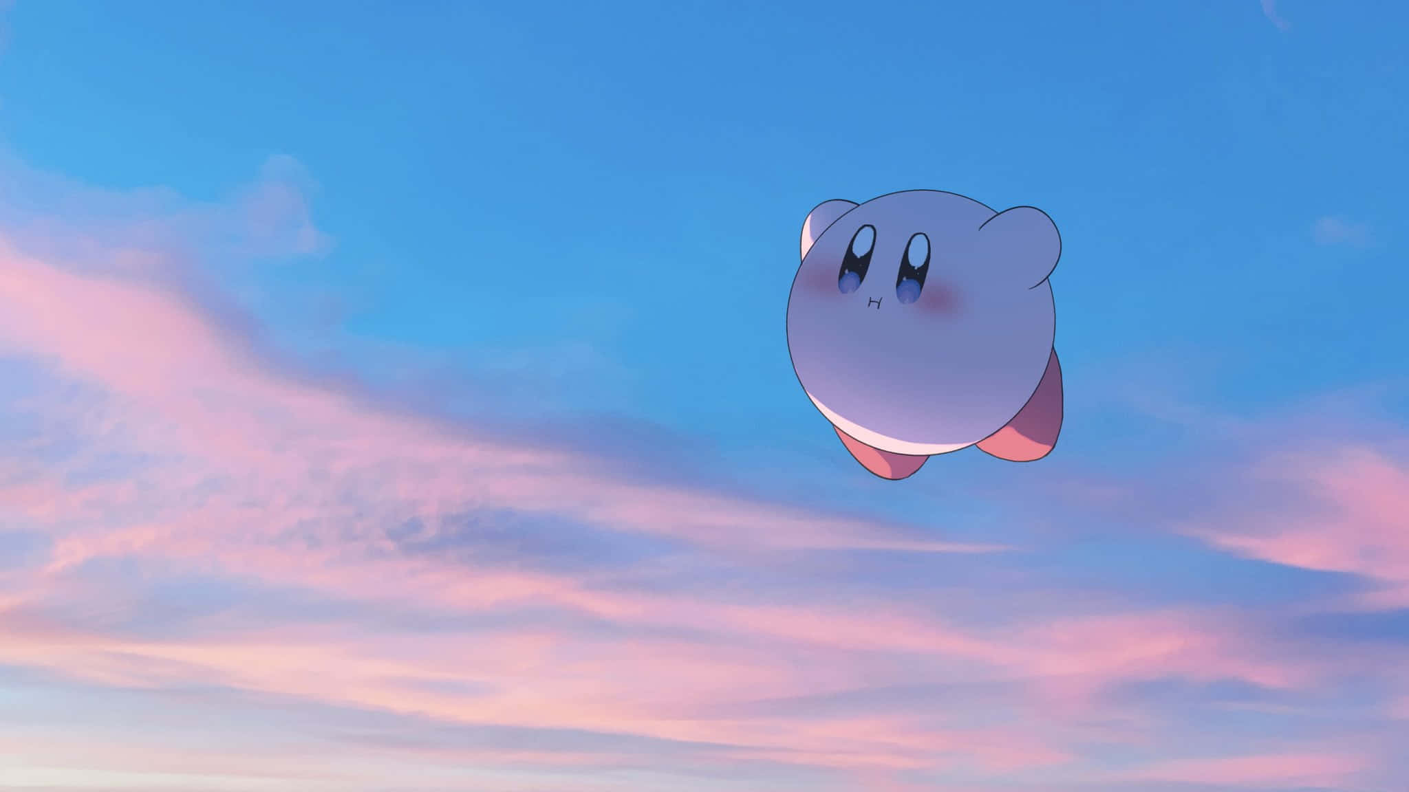 „Kirby pornește într-o aventură” Fundal