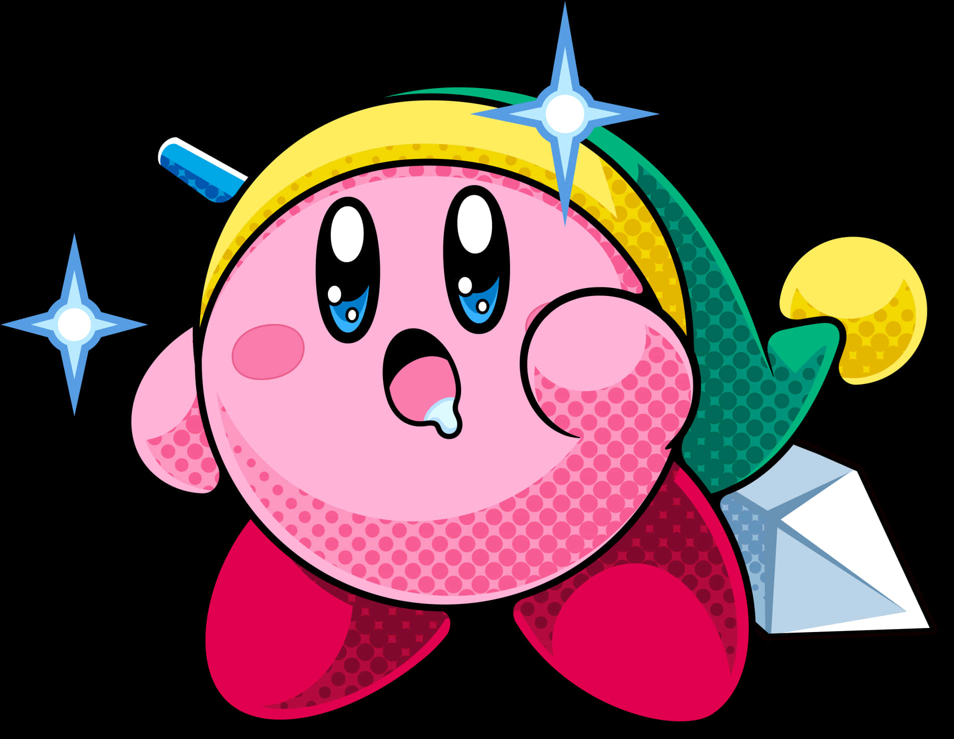Kirby Războinicul Stelar Fundal