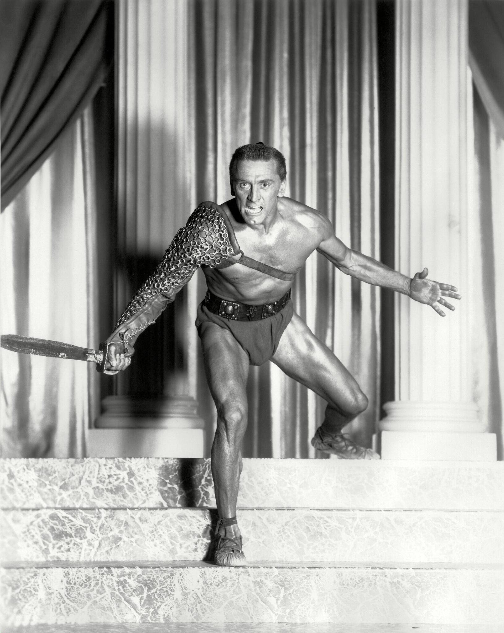 Kirk Douglas în Costum de Gladiator Fundal