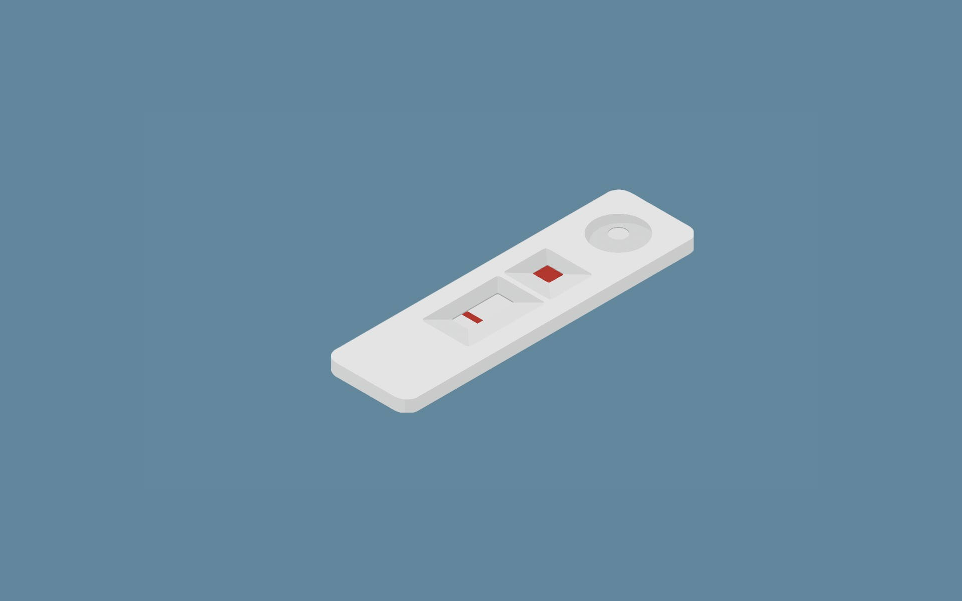 Kit de test COVID-19 prezentat ca grafică de înaltă definiție Fundal
