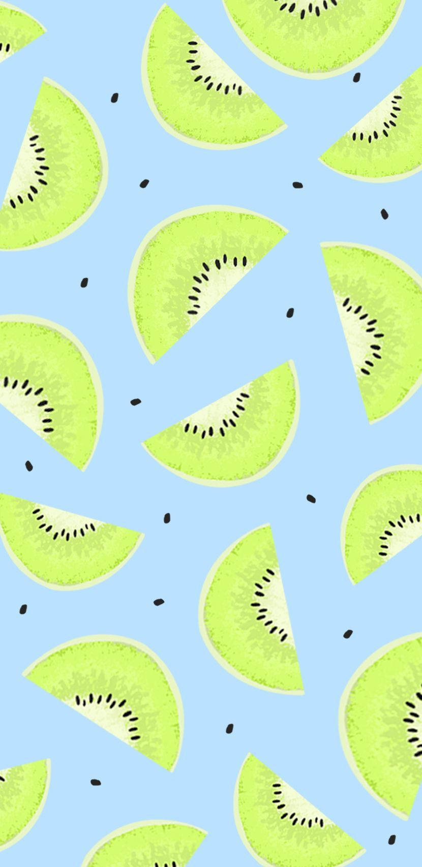 Kiwi Pastel Drăguțe Fundal