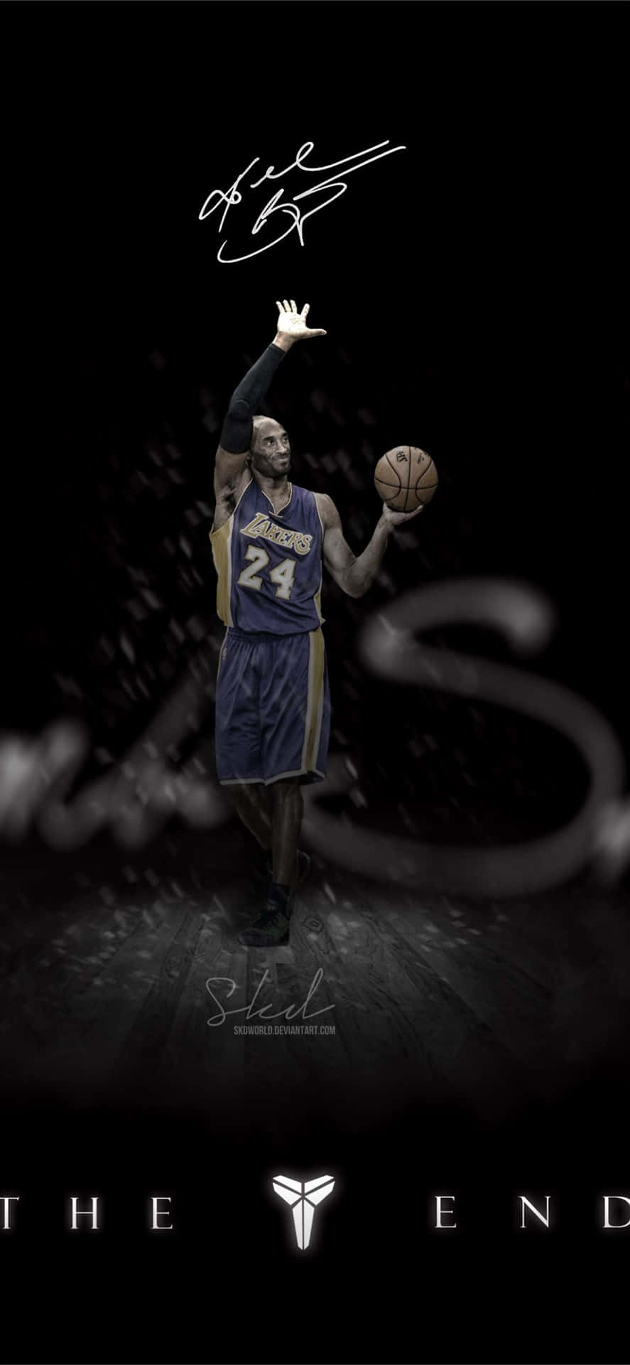 Kobe Bryant Baschet — Baschet GIF Fundal