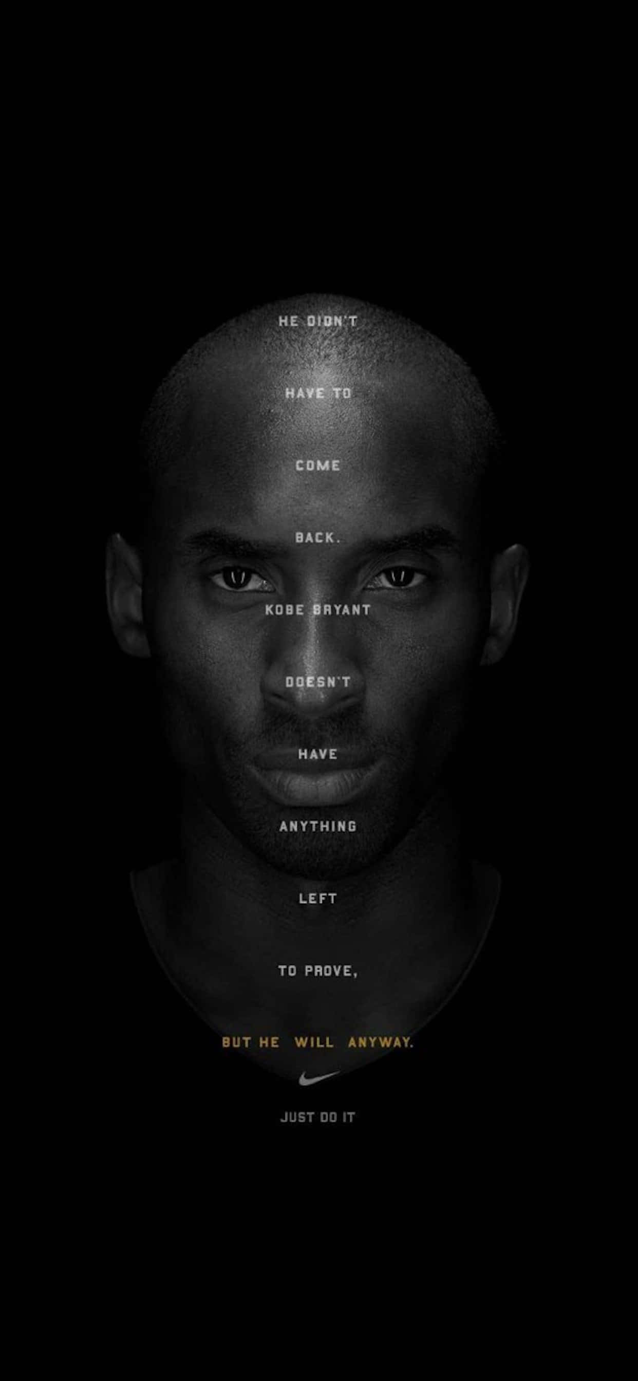 Kobe Bryant executând un aruncător sărit Fundal
