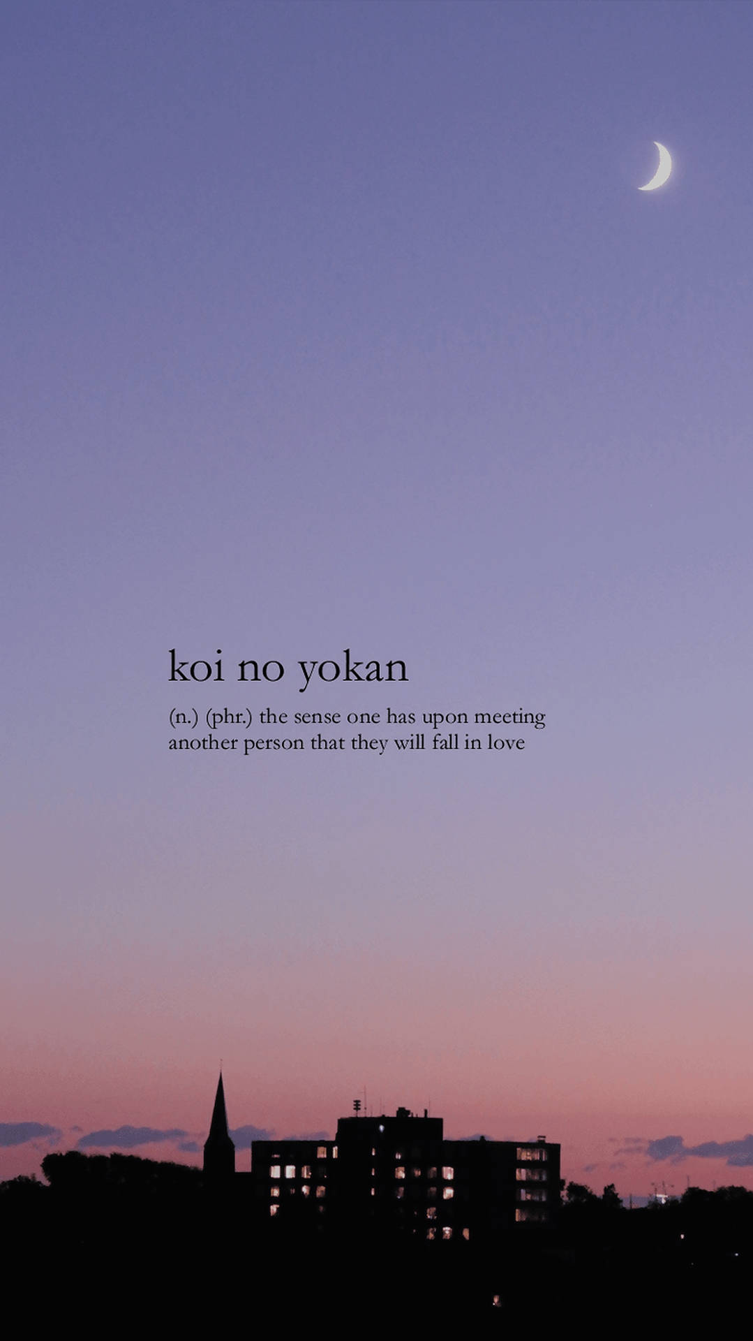 Koi No Yokan Cuvinte Estetice Fundal