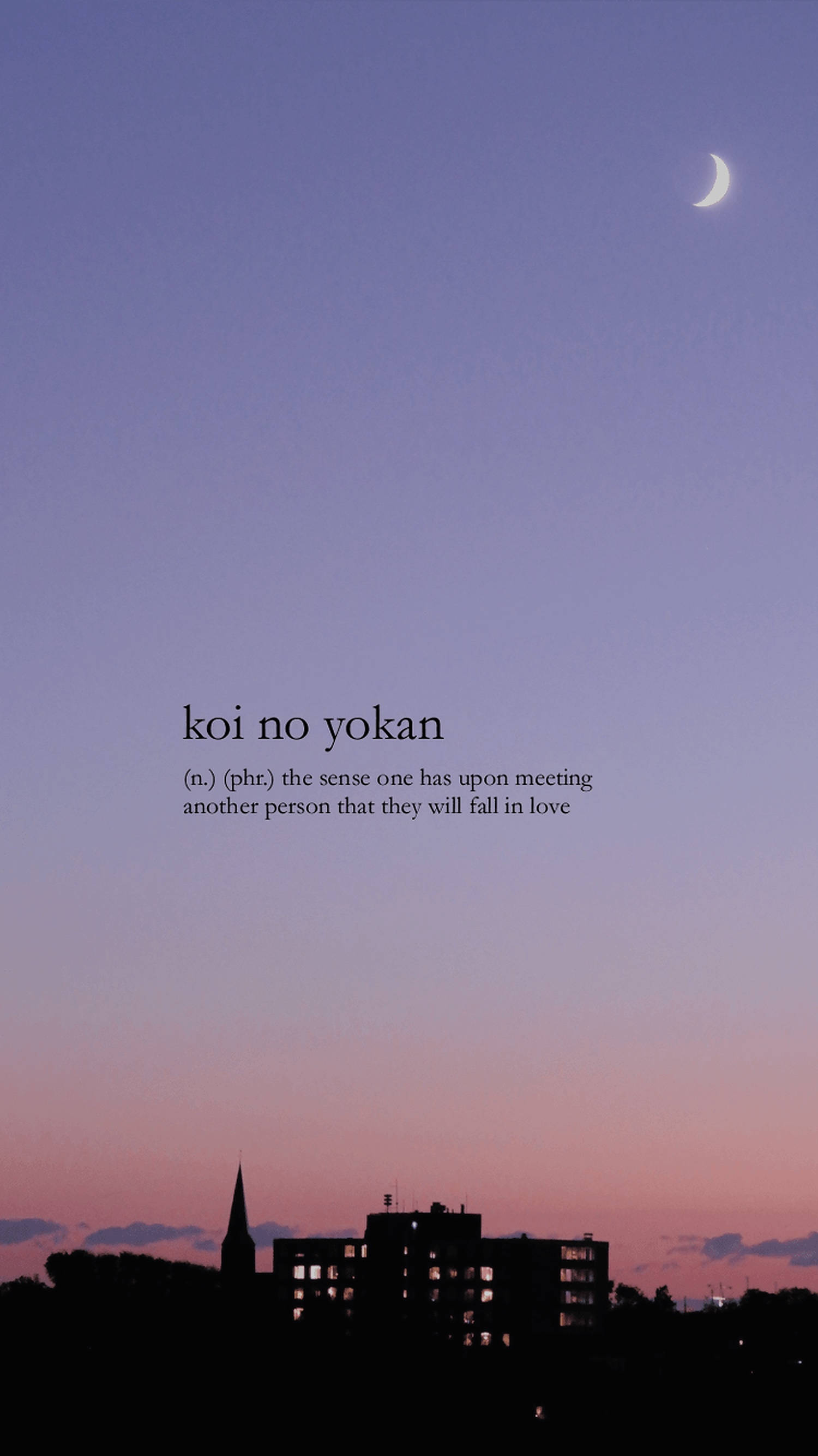 Koi No Yokan Cuvinte Estetice Fundal