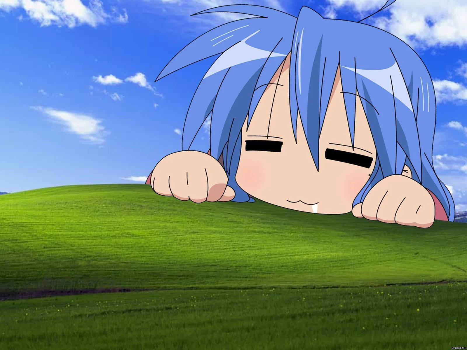 Konata Izumi Anime Amuzant Fundal