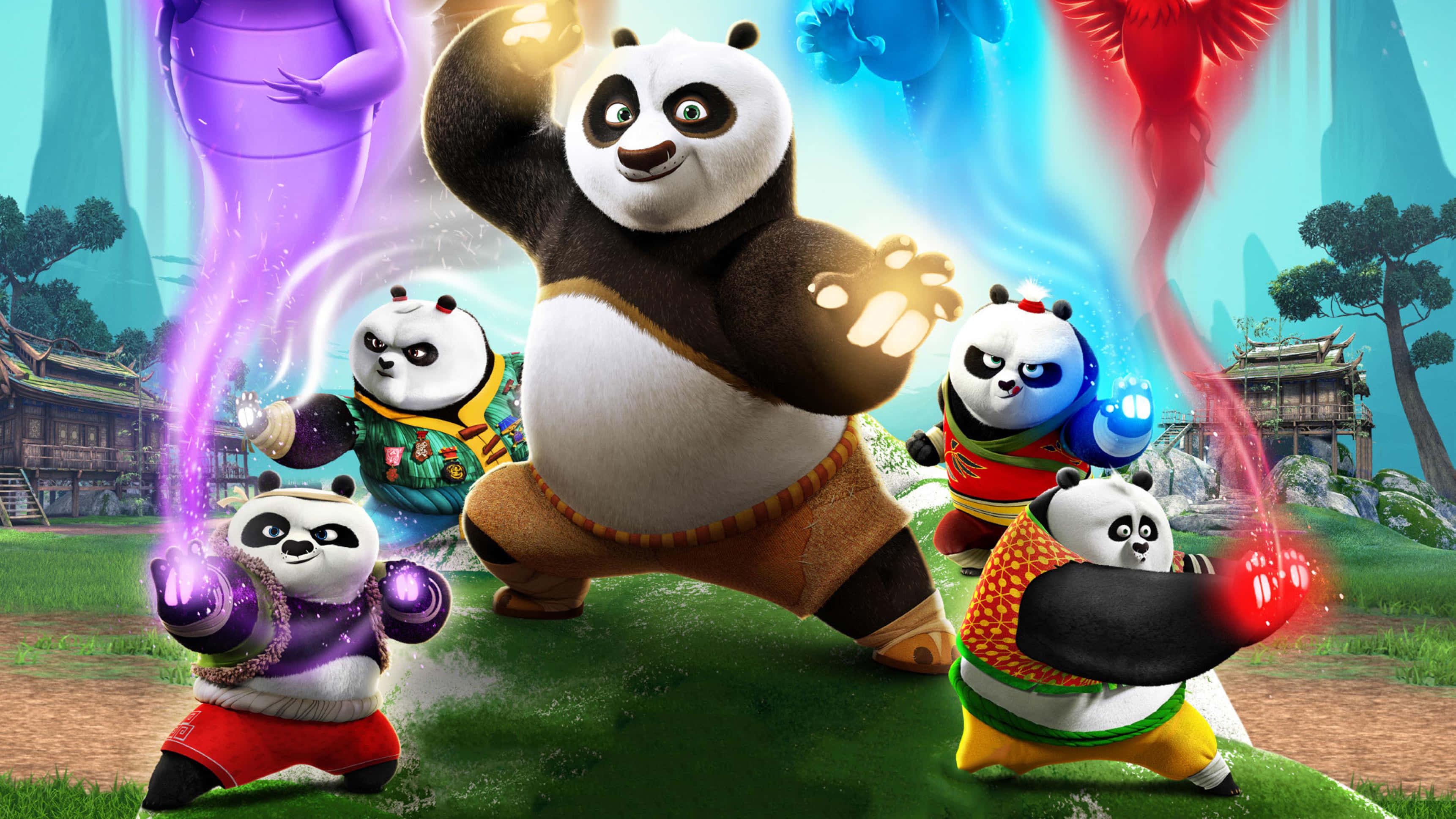 Kung Fu Panda Uriaș Fundal